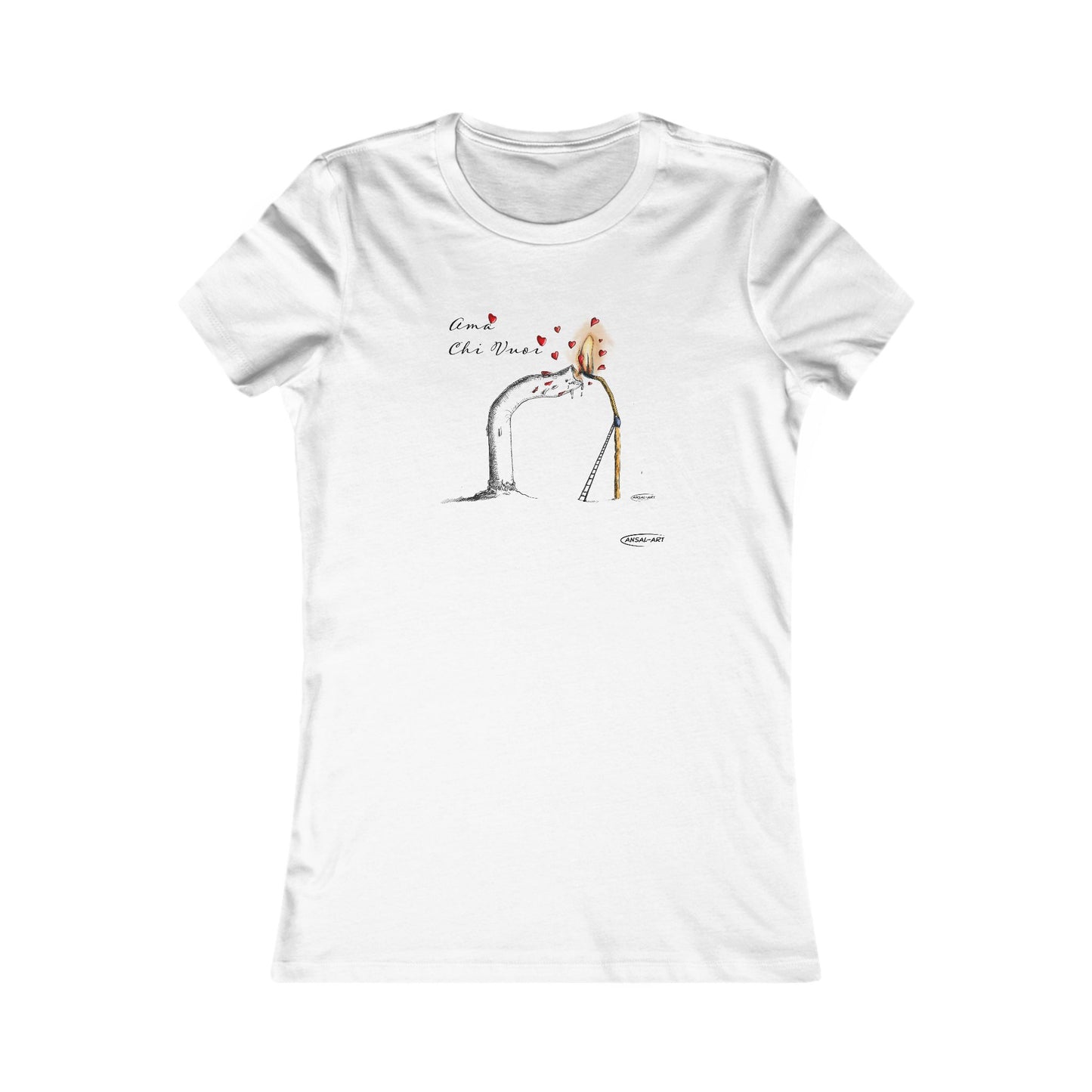 Candela e fiammifero Women's Favorite Tee - Fun Animal Graphic T-Shirt