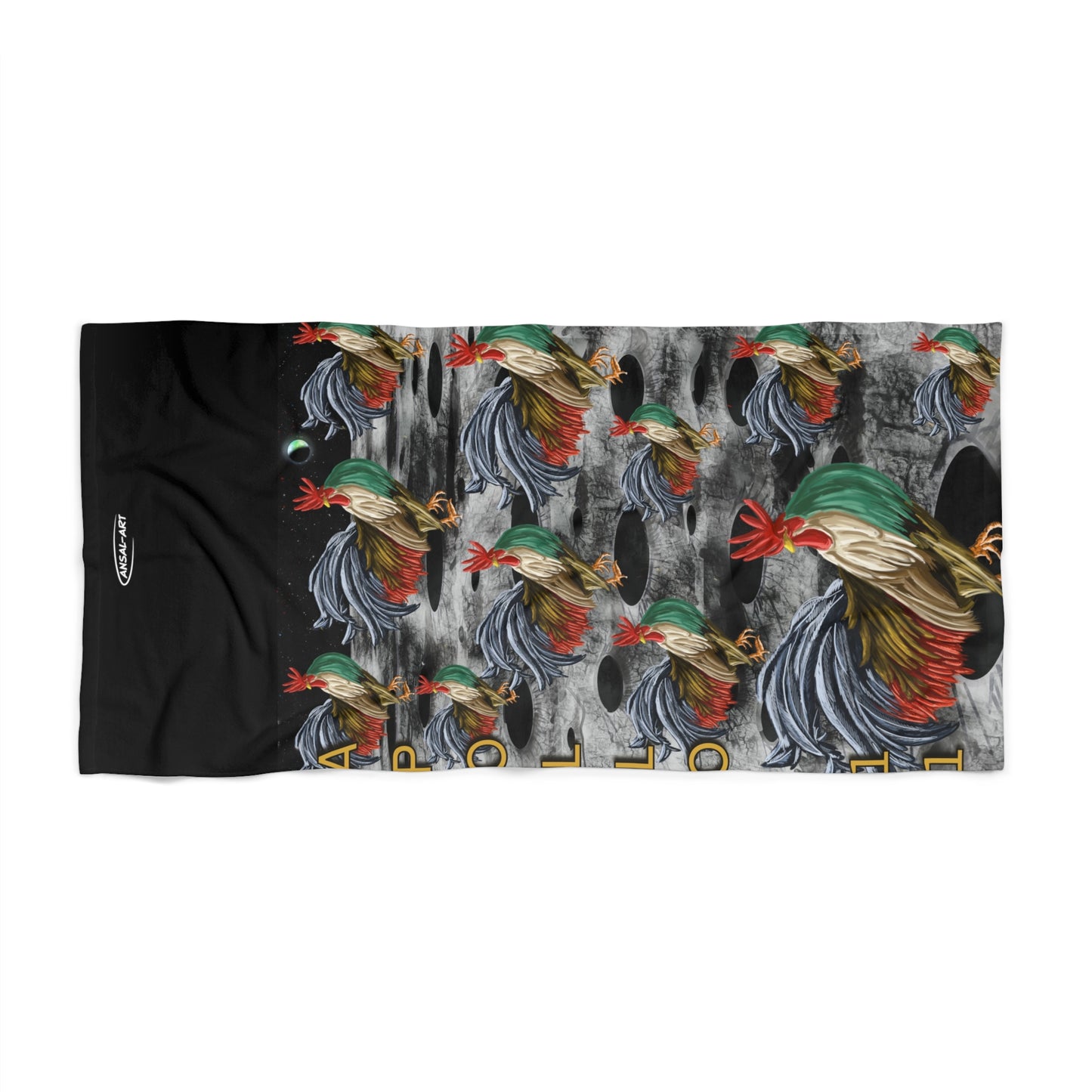A-pollo 11-Beach Towel