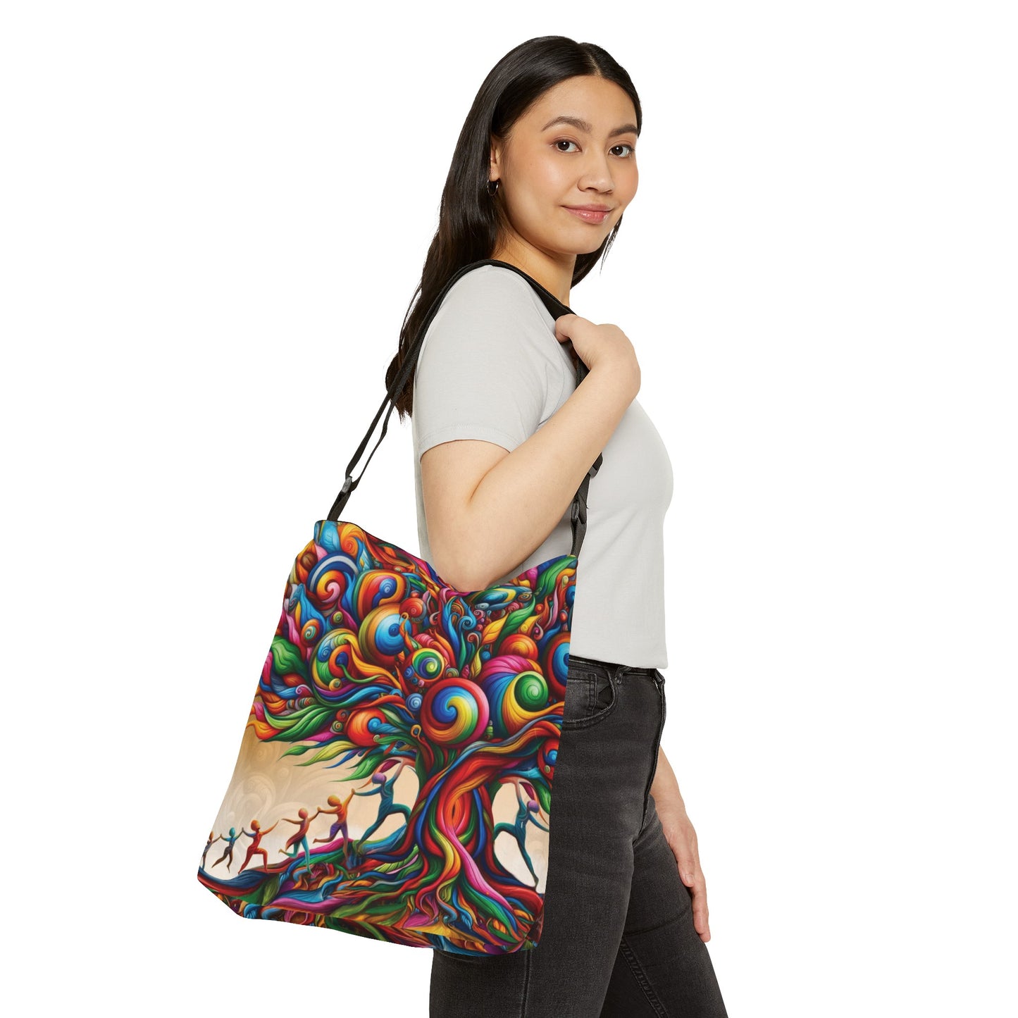 Albero della vita-Adjustable Tote Bag (AOP)