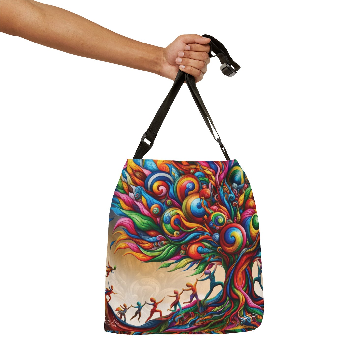 Albero della vita-Adjustable Tote Bag (AOP)