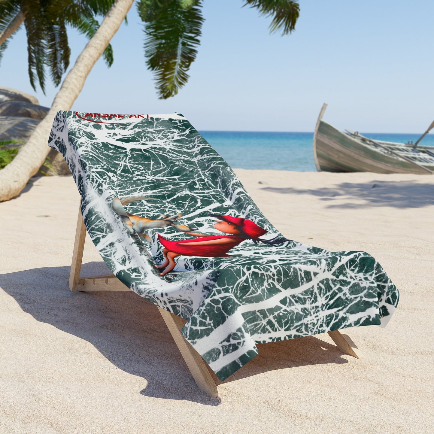 Cappuccetto rosso-Beach Towel
