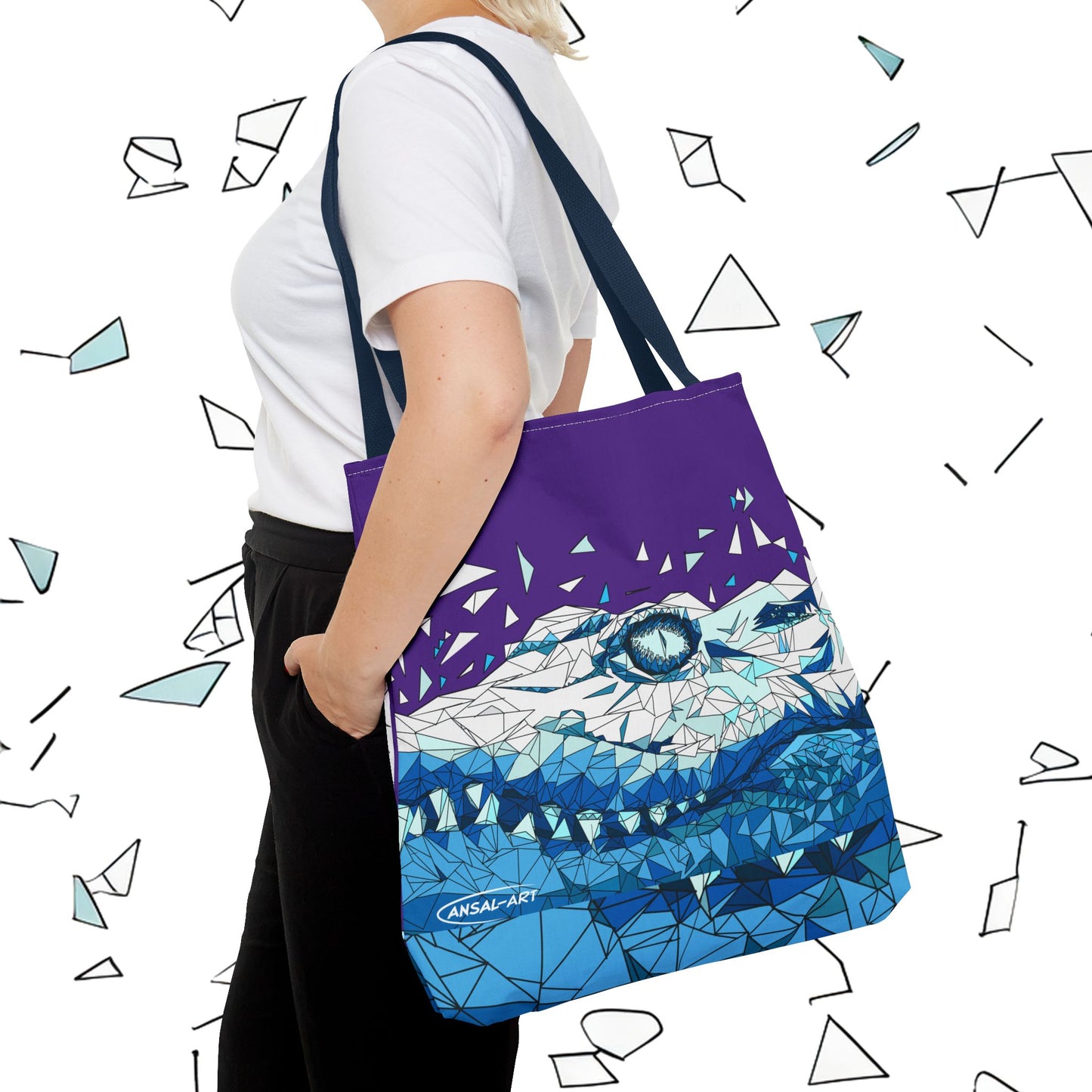 Copy of Coccodrillo purple-Tote Bag (AOP)