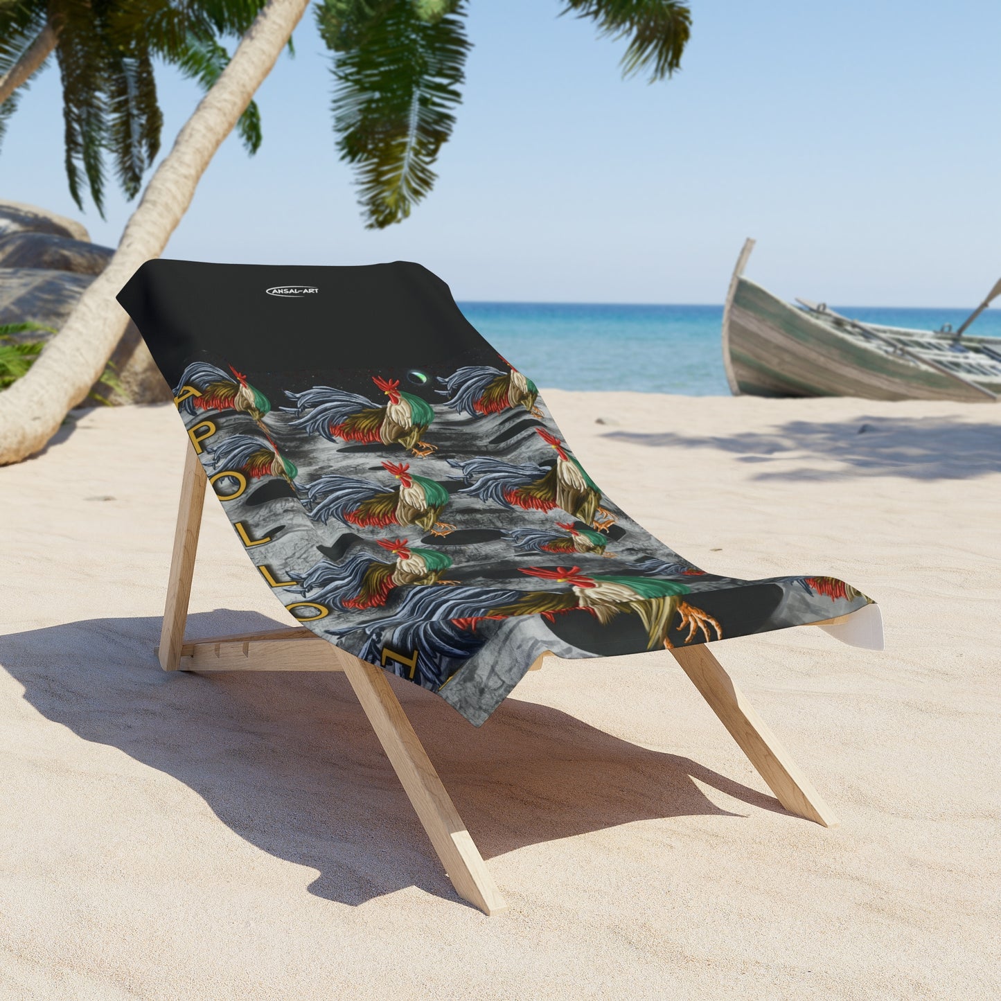 A-pollo 11-Beach Towel