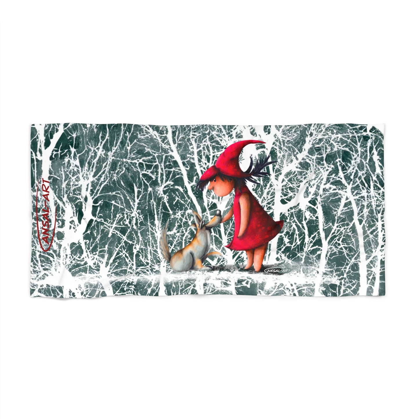 Cappuccetto rosso-Beach Towel