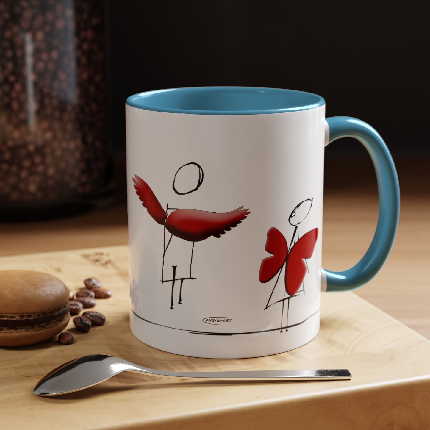 Piccole ali-Accent Coffee Mug (11, 15oz)