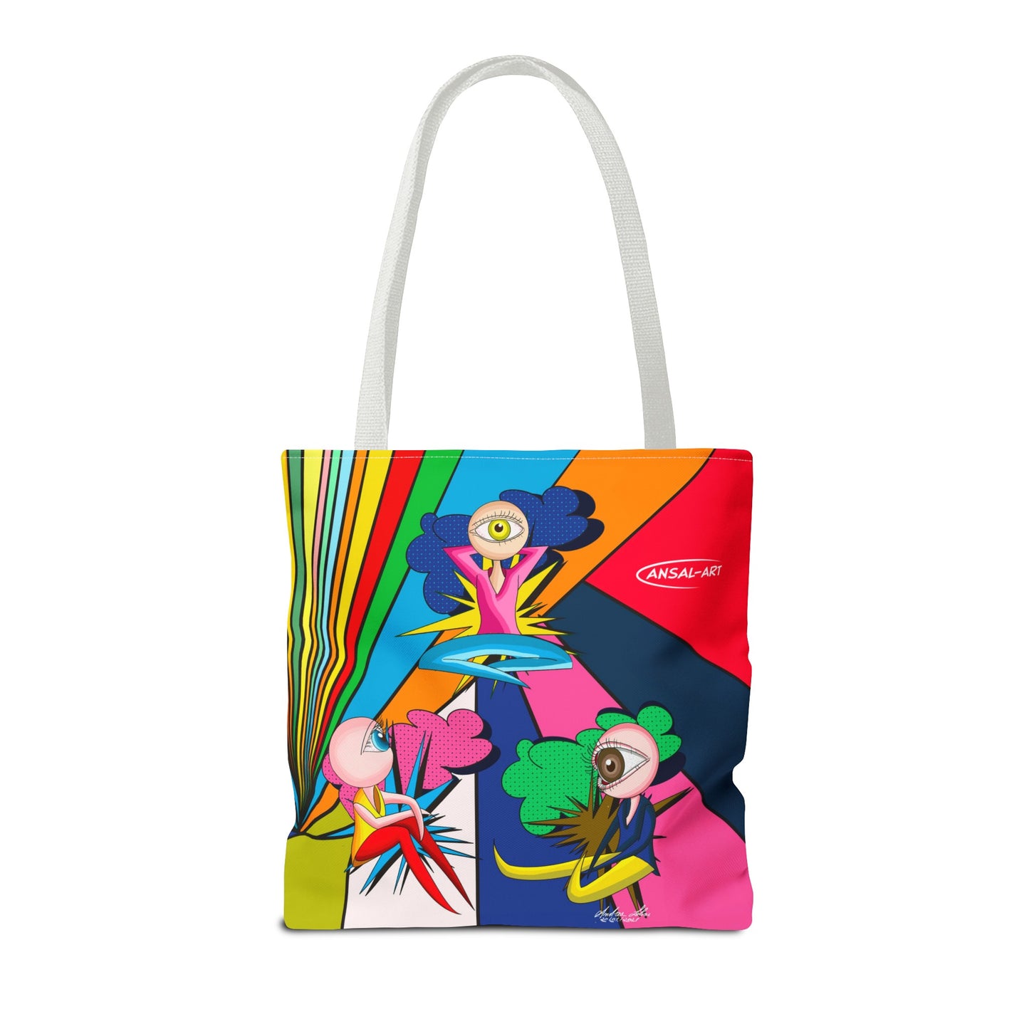 Pop eyes-Tote Bag (AOP)