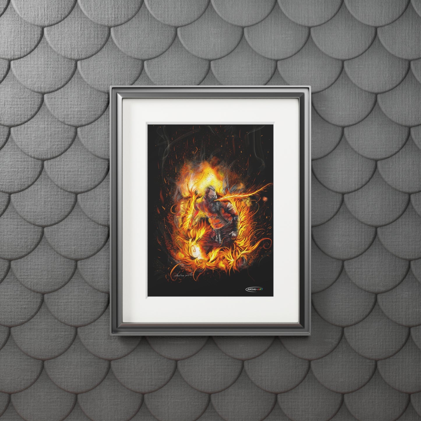 Fine Art Prints (Passepartout Paper Frame),  Mangiafuoco 2