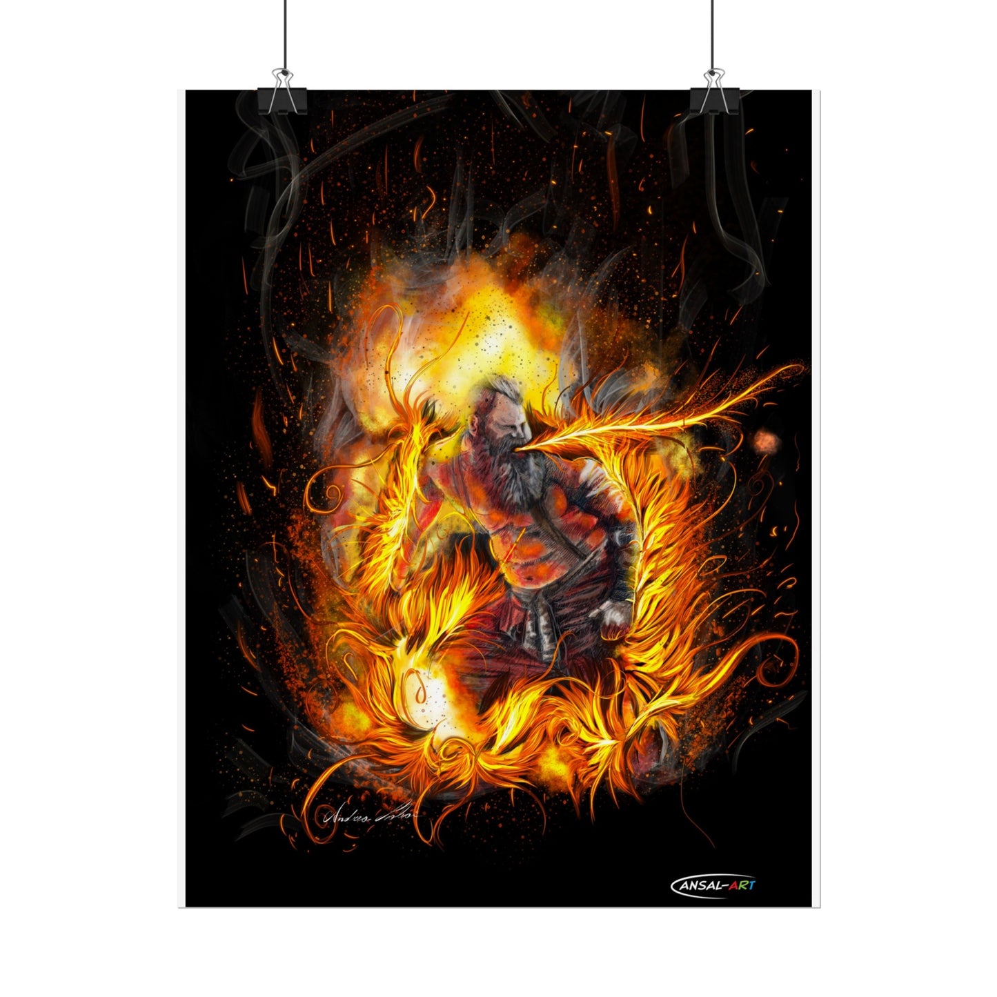 Fire-eater, Rolled Posters