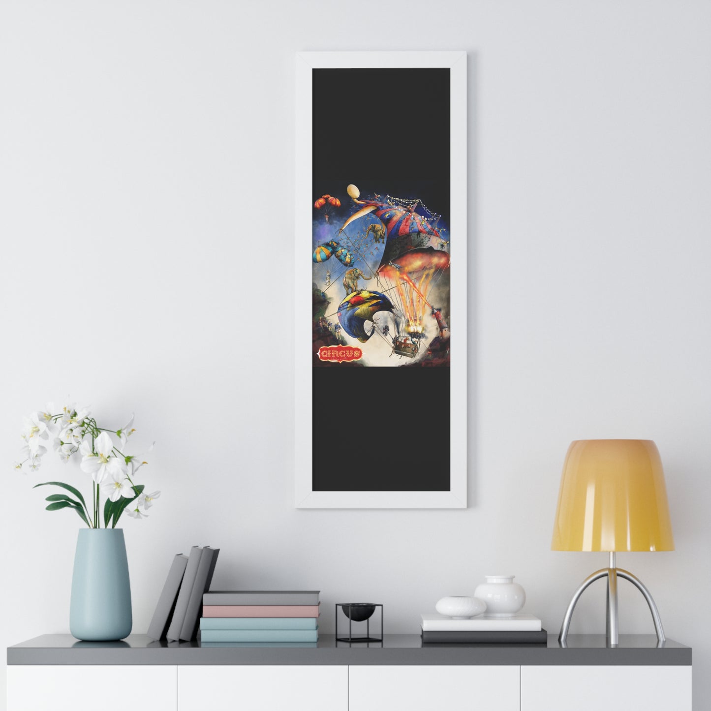 Framed Vertical Poster-circus