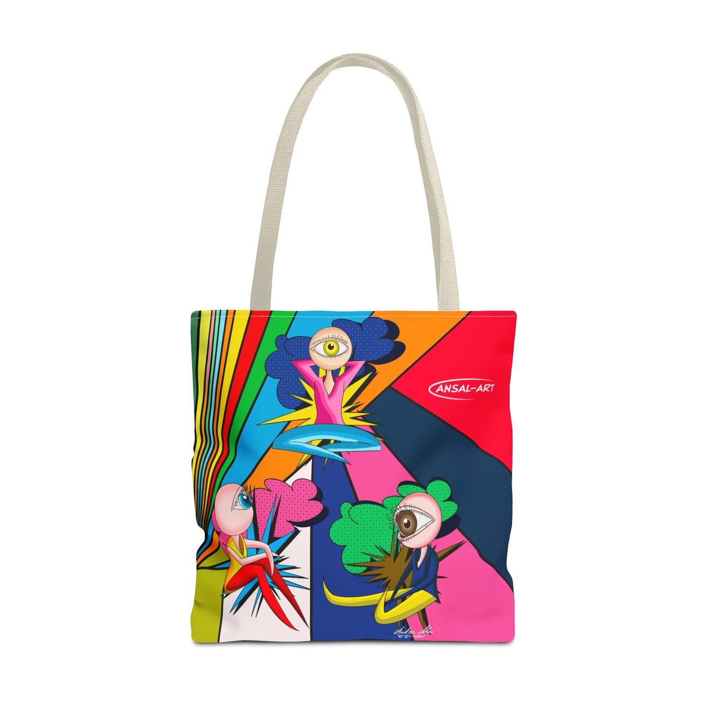 Pop eyes-Tote Bag (AOP)