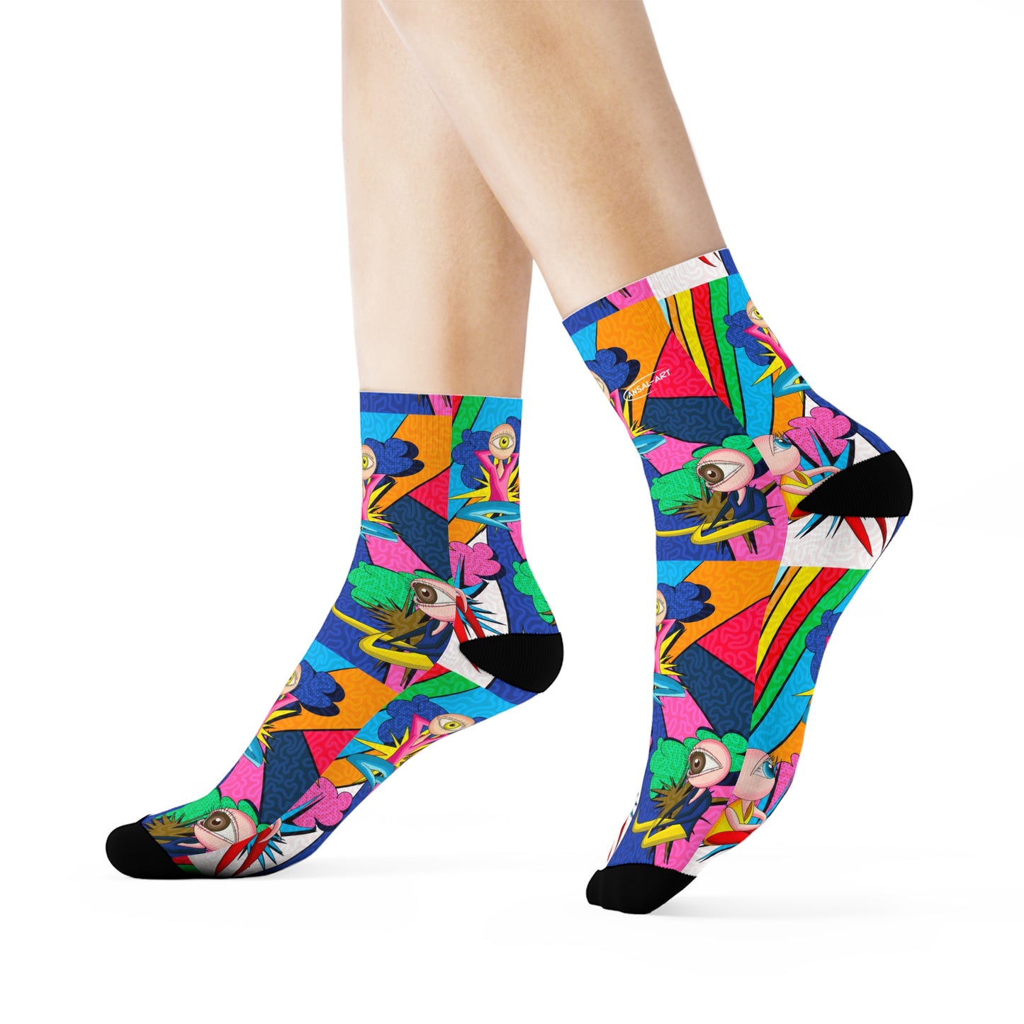 occhi pop-Crew Socks