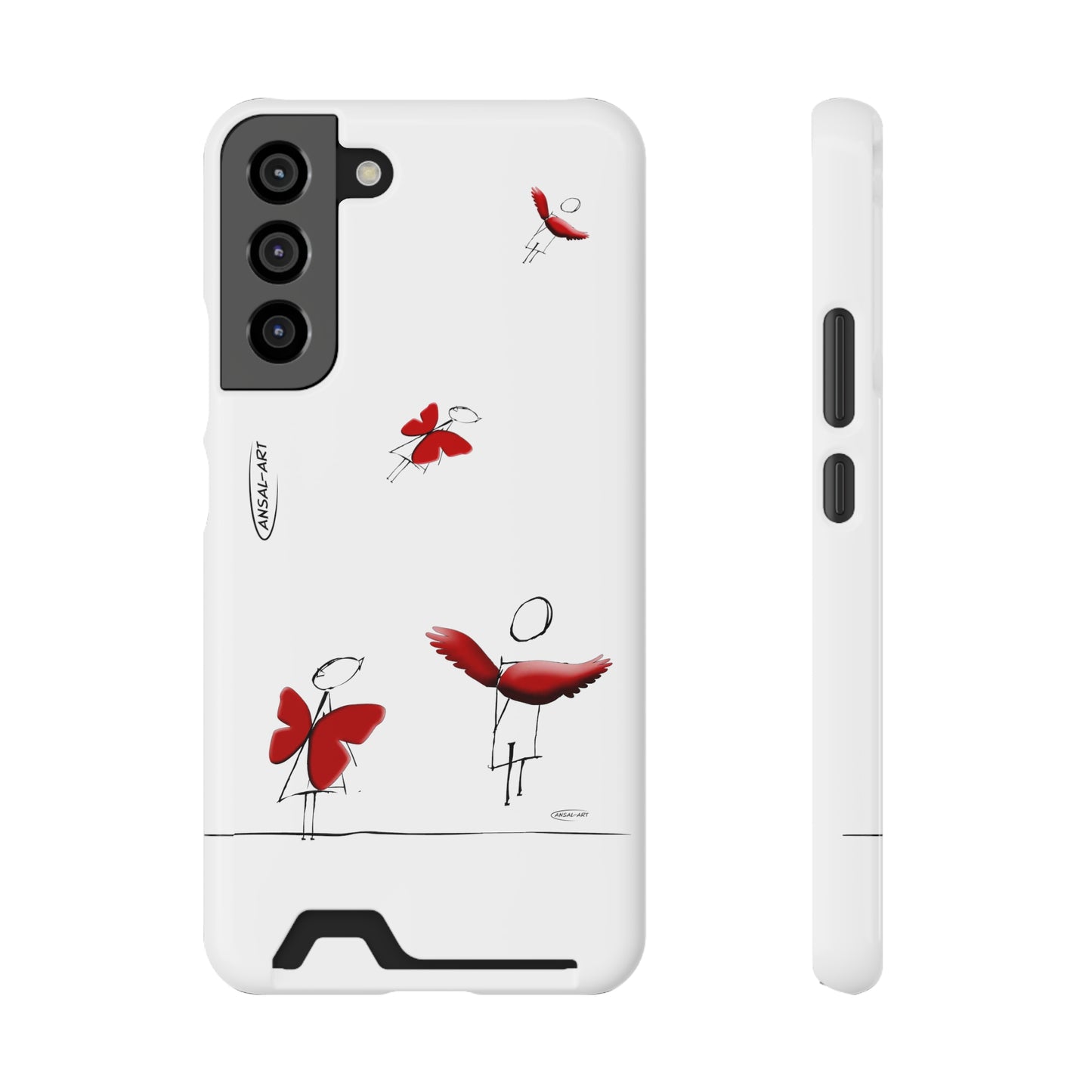 Piccole ali-Phone Case With Card Holder