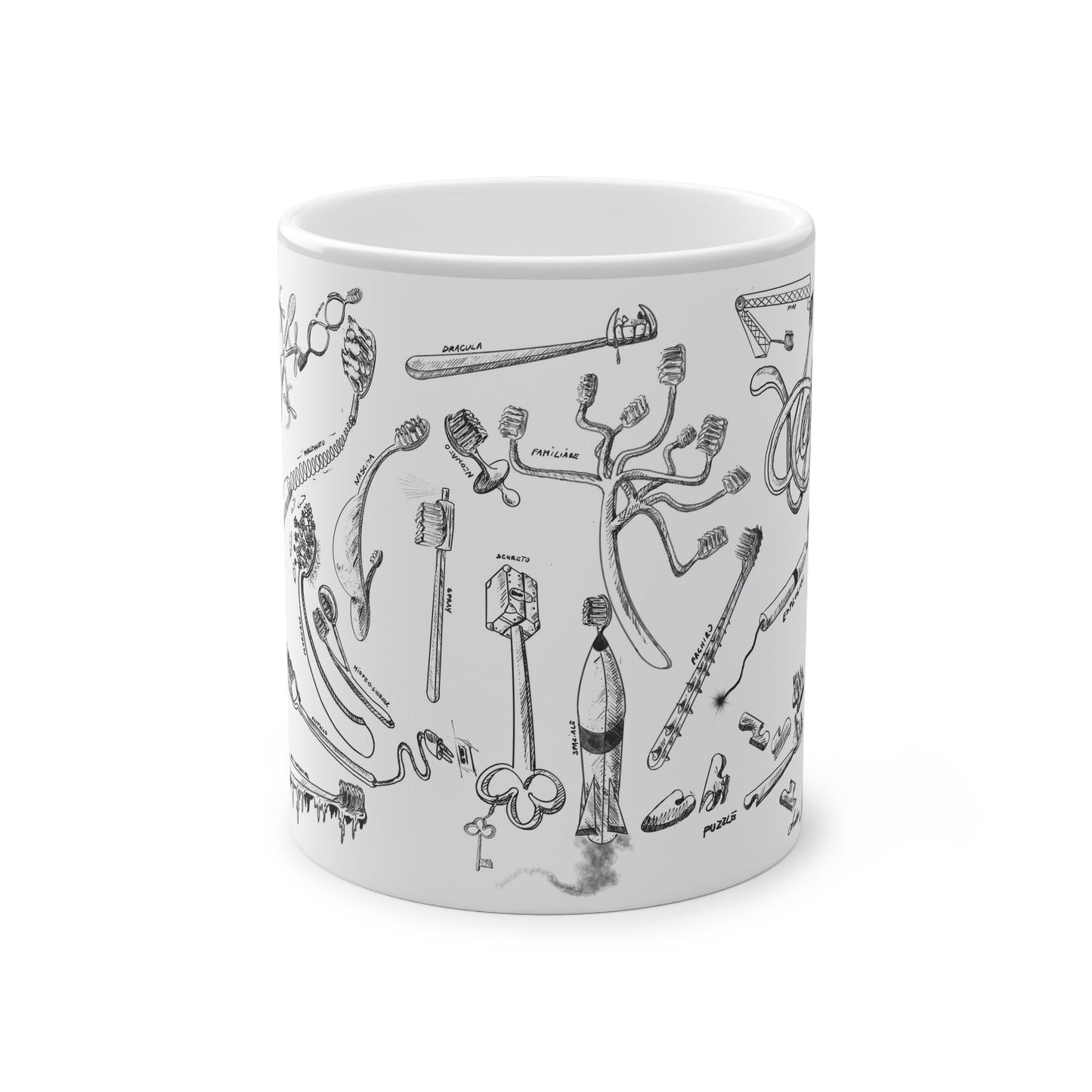 toothbrush-Magic Mug, 11oz