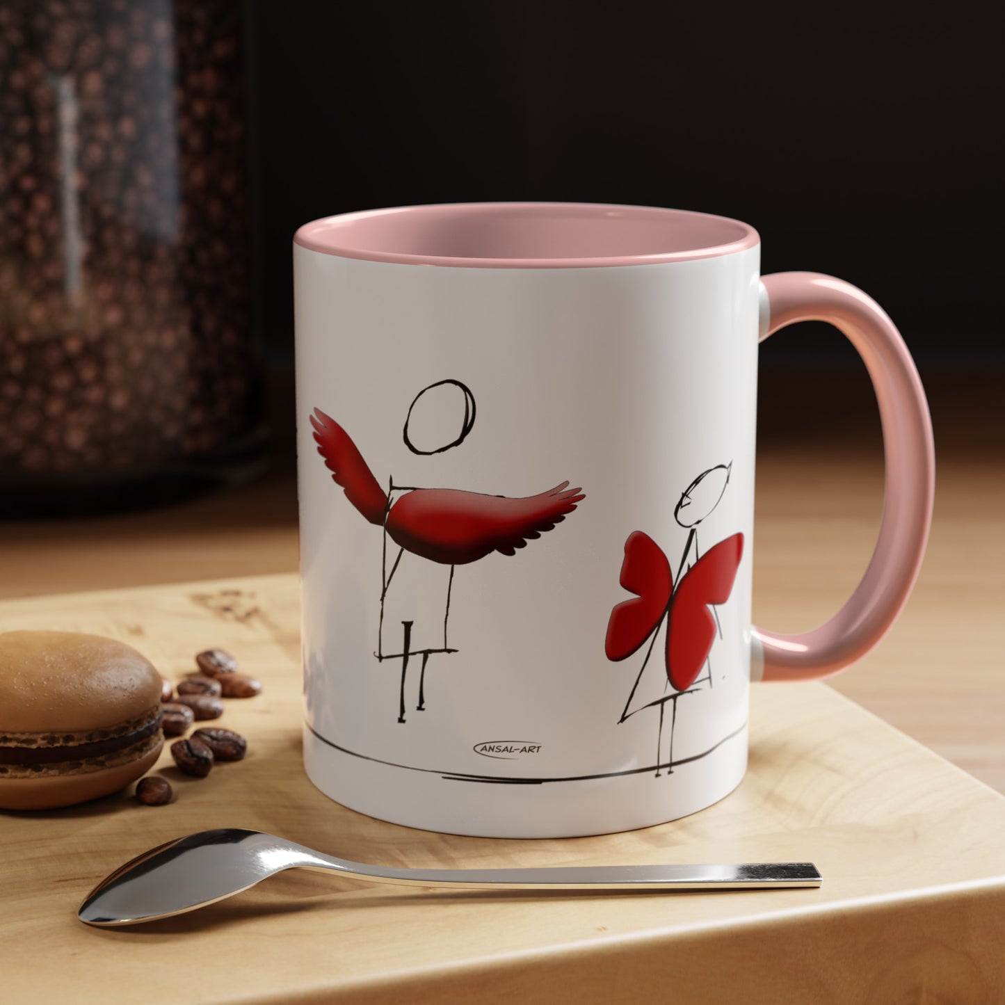 Piccole ali-Accent Coffee Mug (11, 15oz)