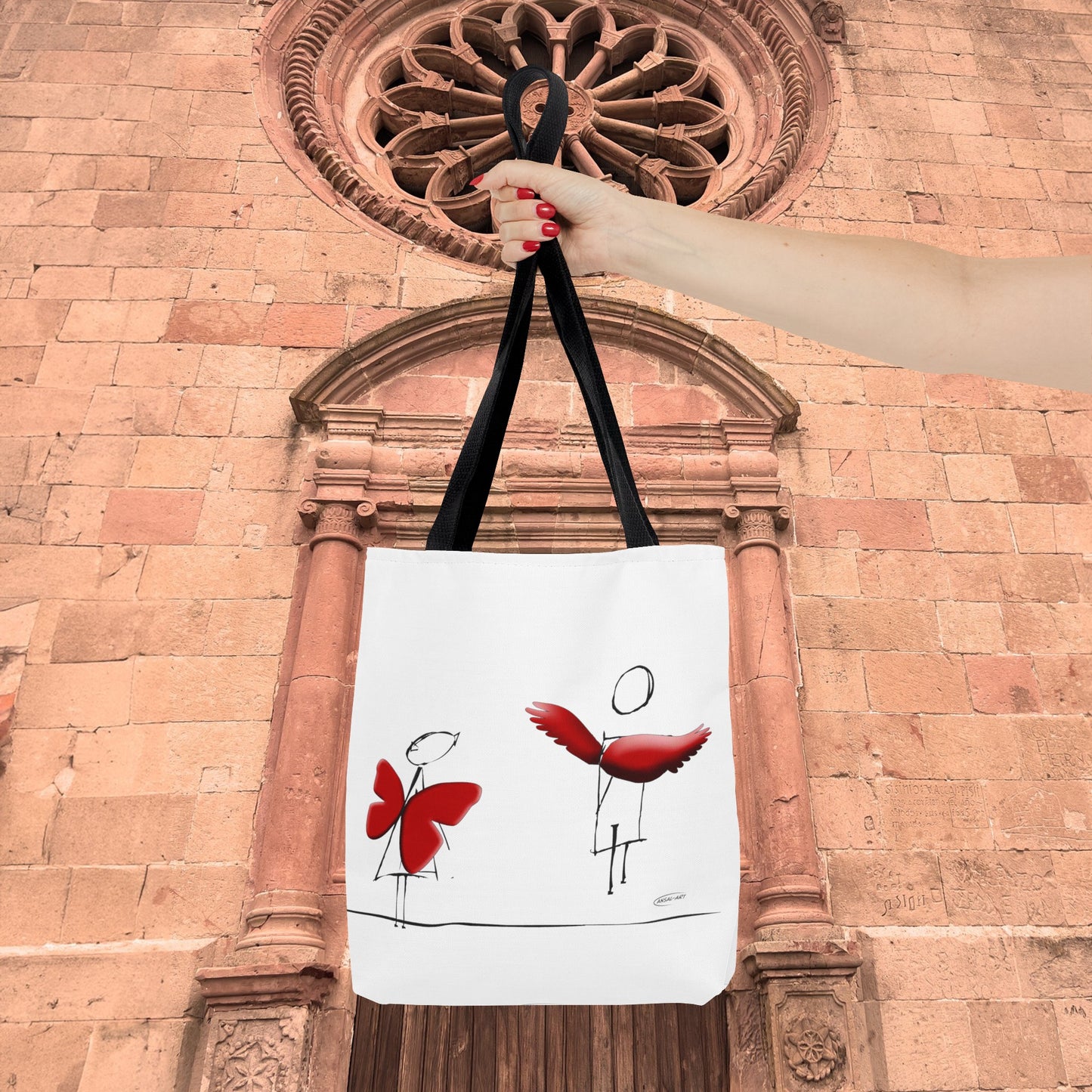 Piccole ali-Tote Bag (AOP)