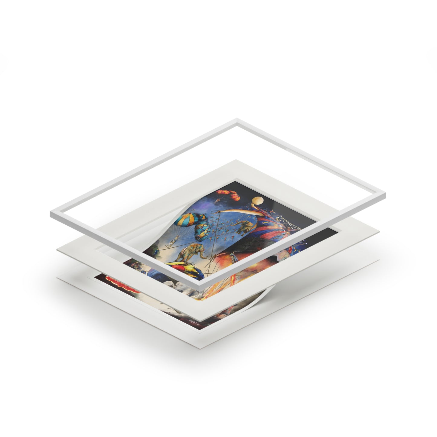 Fine Art Prints (Passepartout Paper Frame), CIrcus