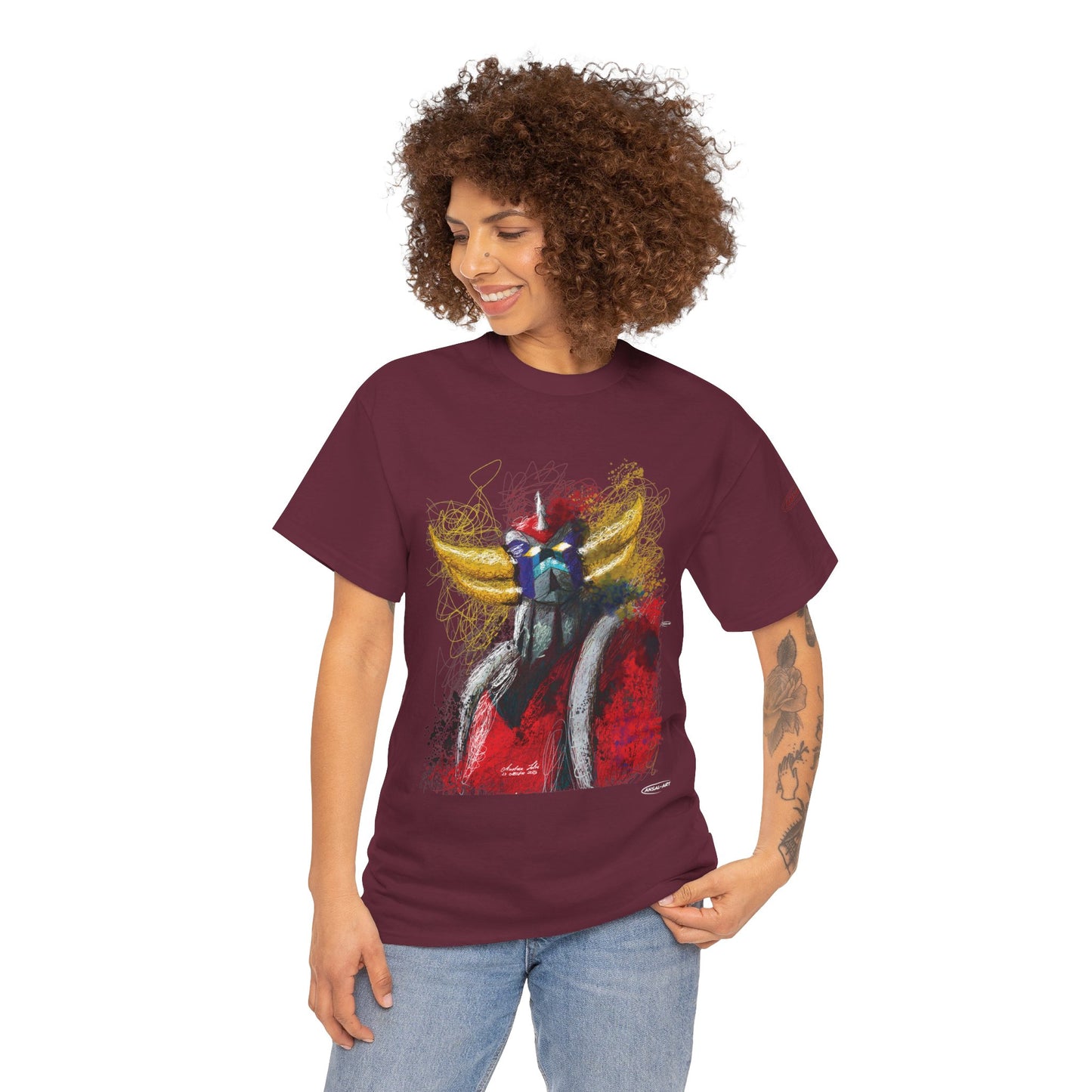 Goldrake ufo robot-Unisex Heavy Cotton Tee