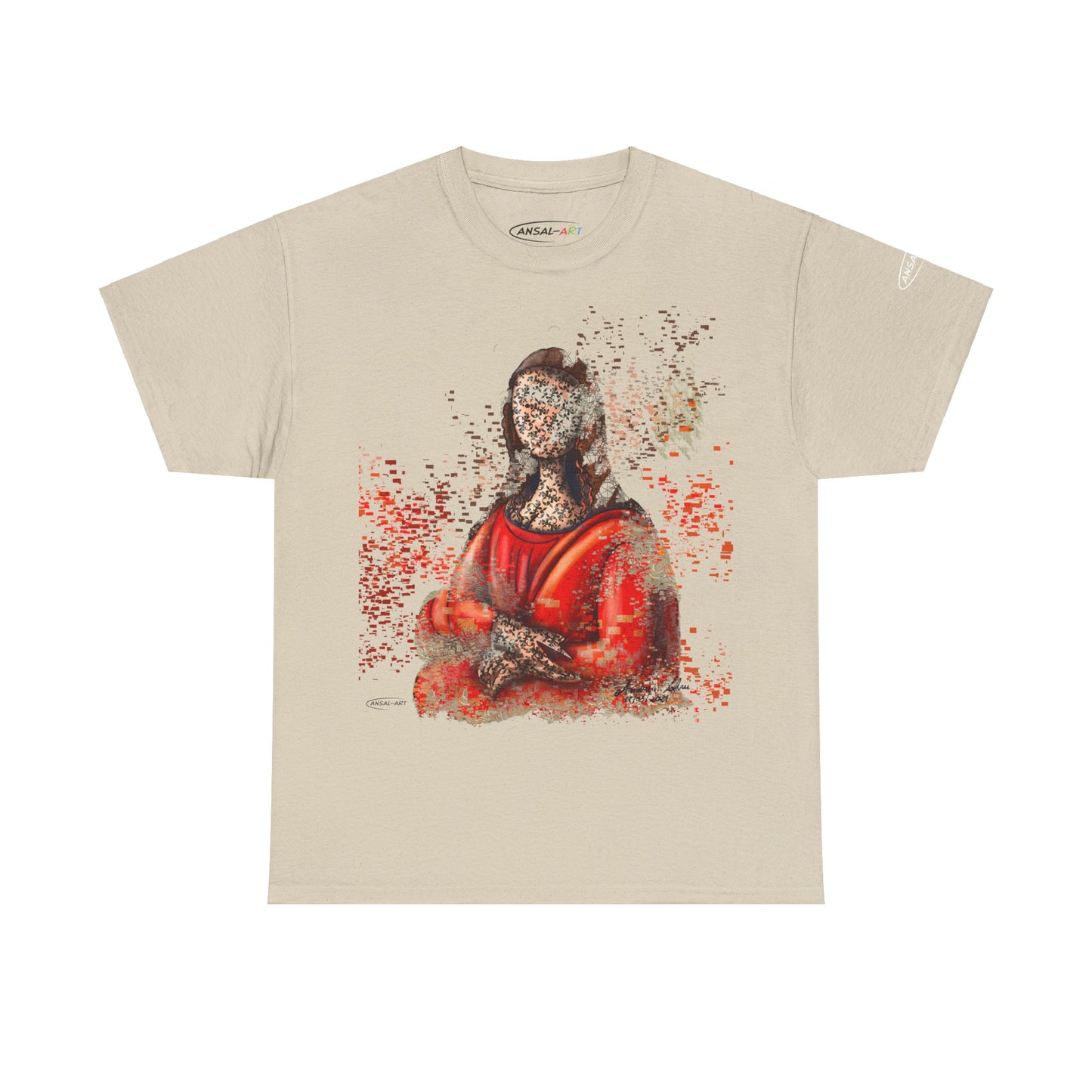 Gioconda scomposta-Unisex Heavy Cotton Tee