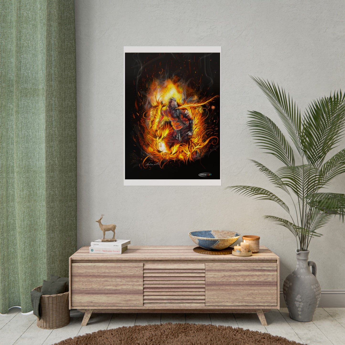 Fire-eater, Rolled Posters