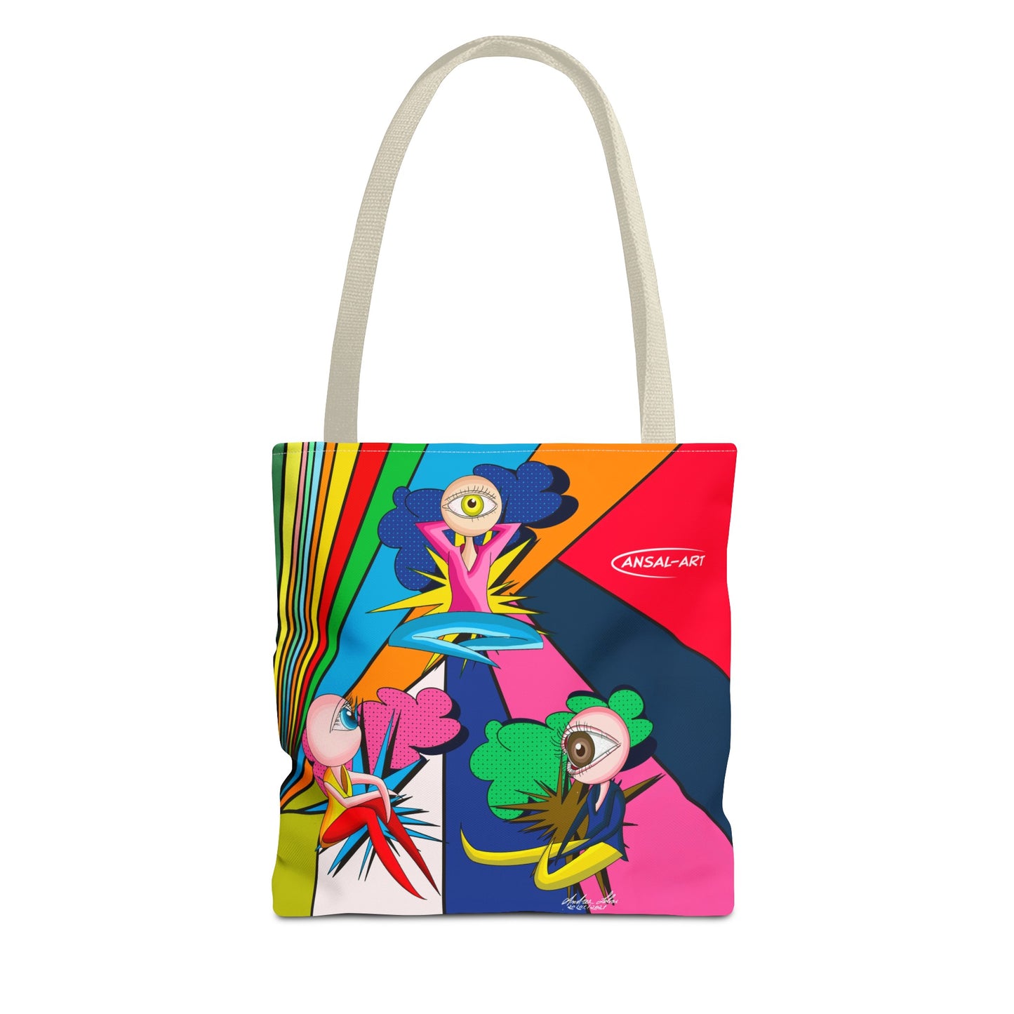 Pop eyes-Tote Bag (AOP)