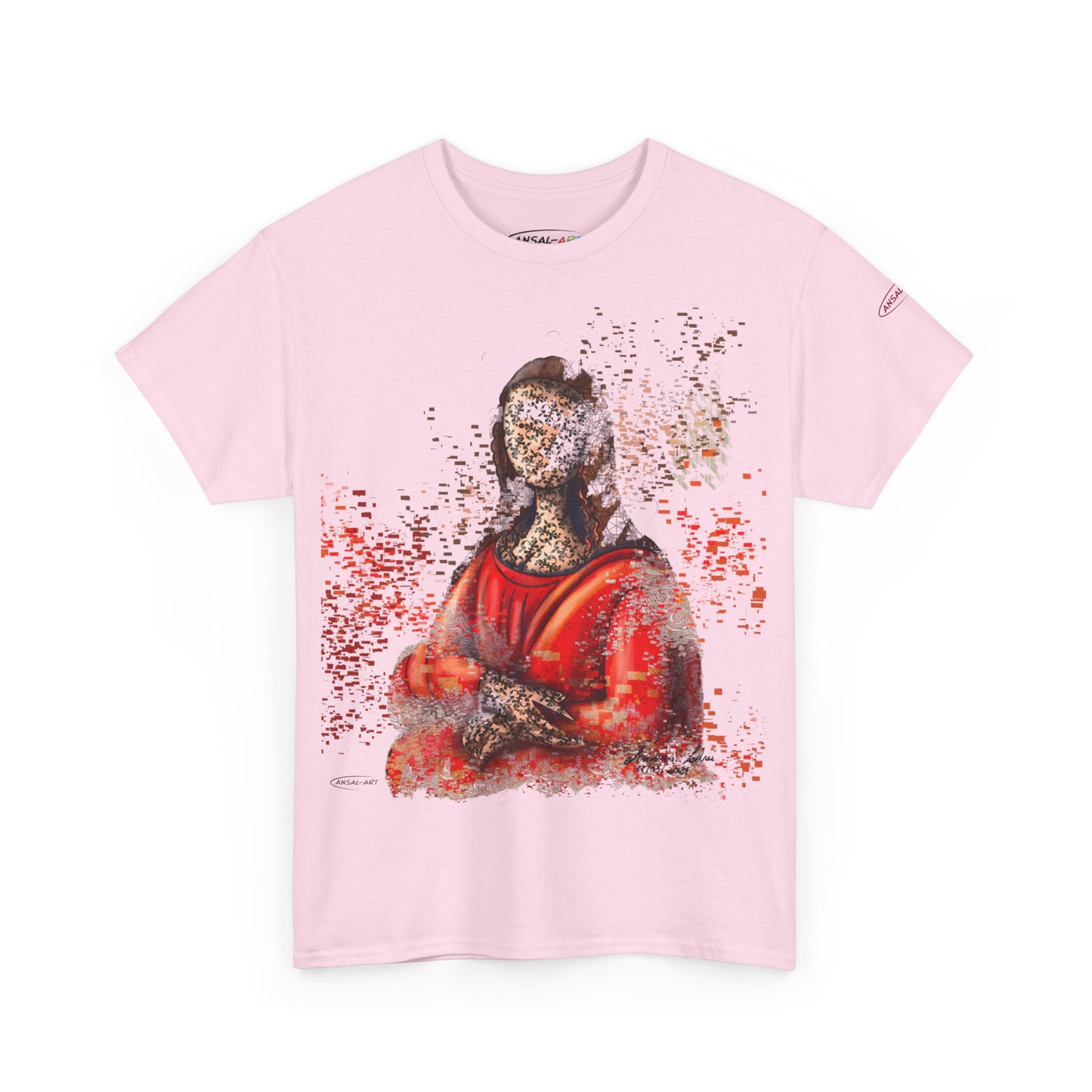 Gioconda scomposta-Unisex Heavy Cotton Tee