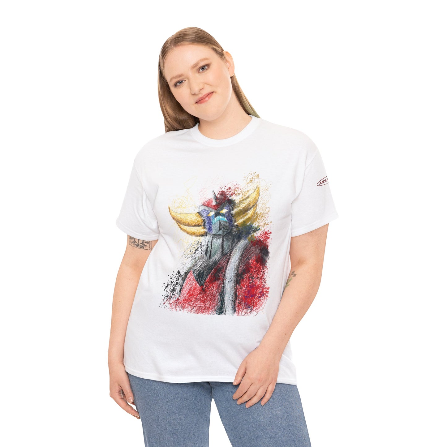 Goldrake ufo robot-Unisex Heavy Cotton Tee