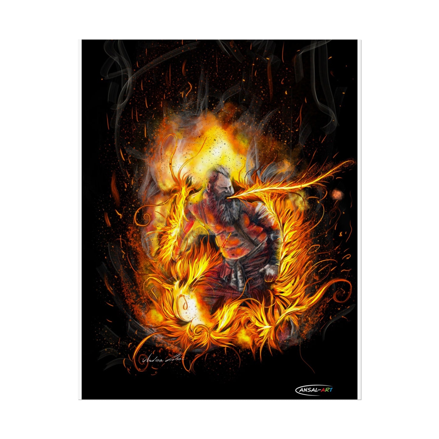 Fire-eater, Rolled Posters