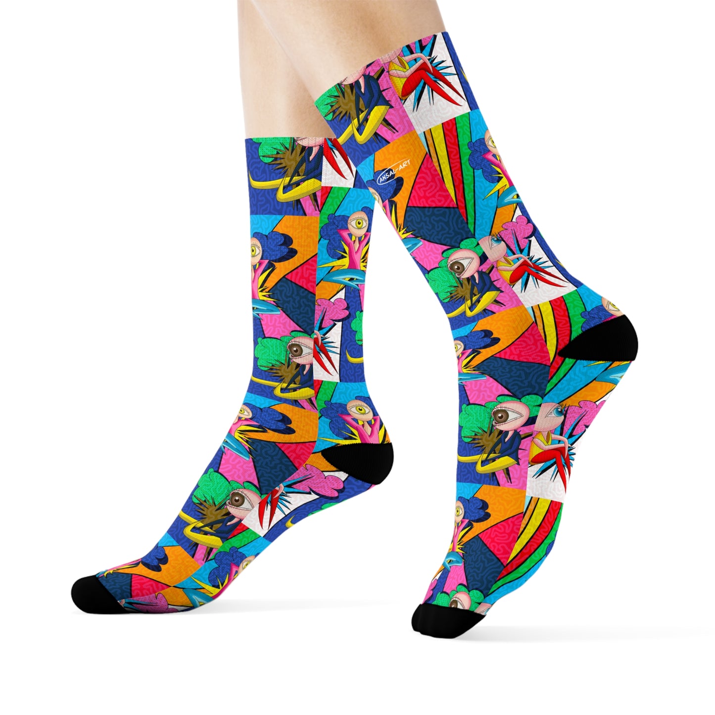 occhi pop-Crew Socks