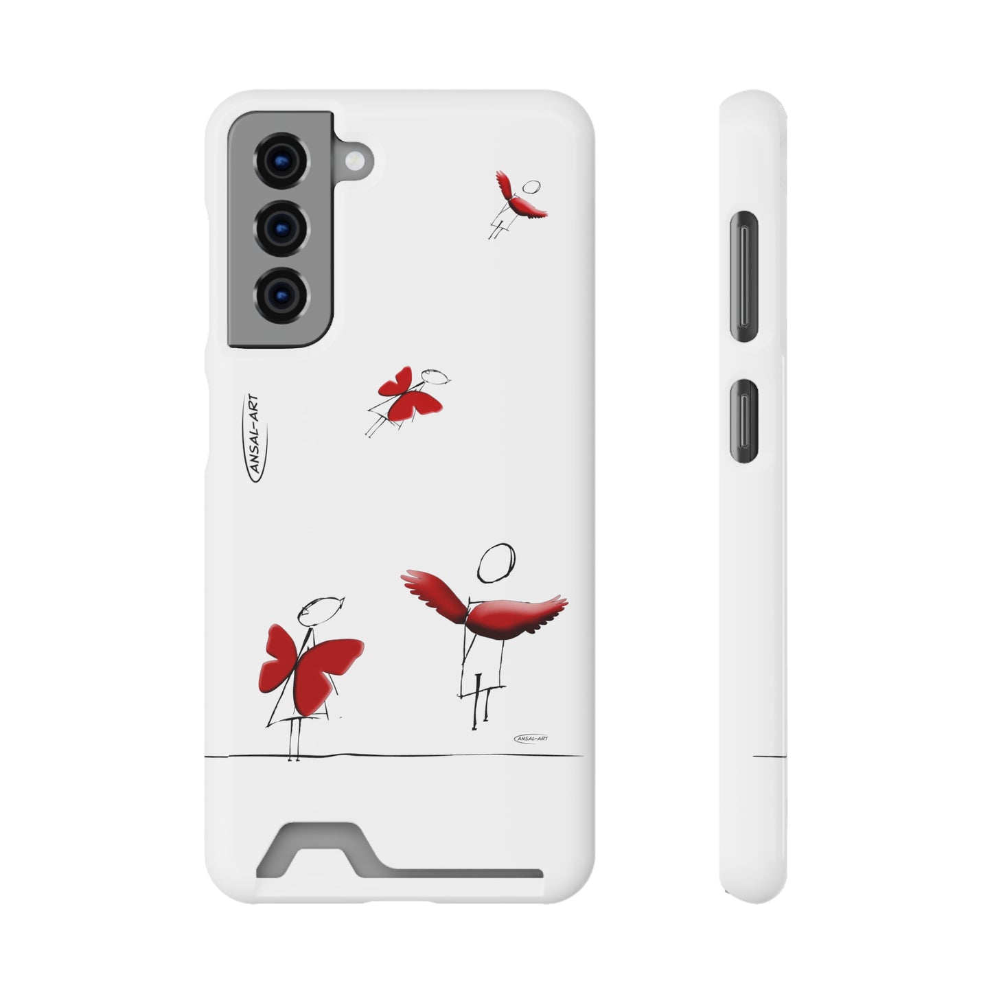 Piccole ali-Phone Case With Card Holder