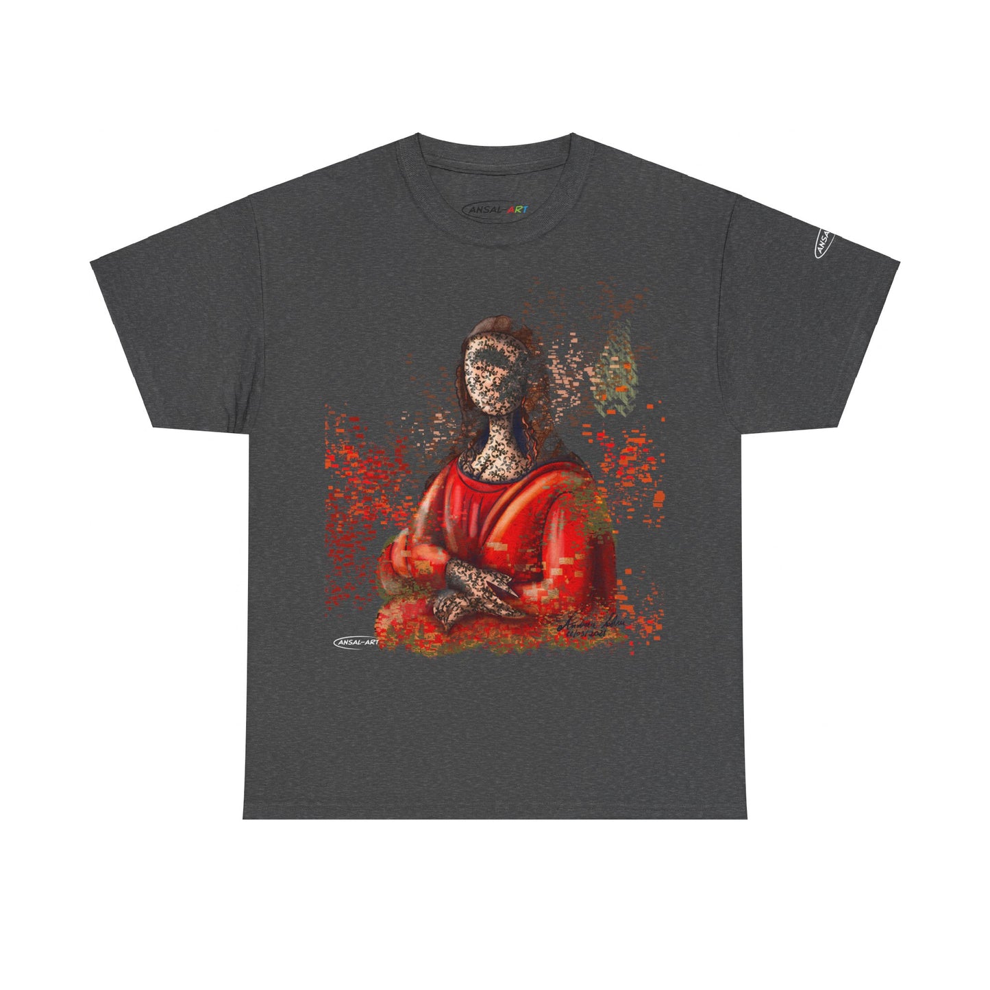 Gioconda scomposta-Unisex Heavy Cotton Tee