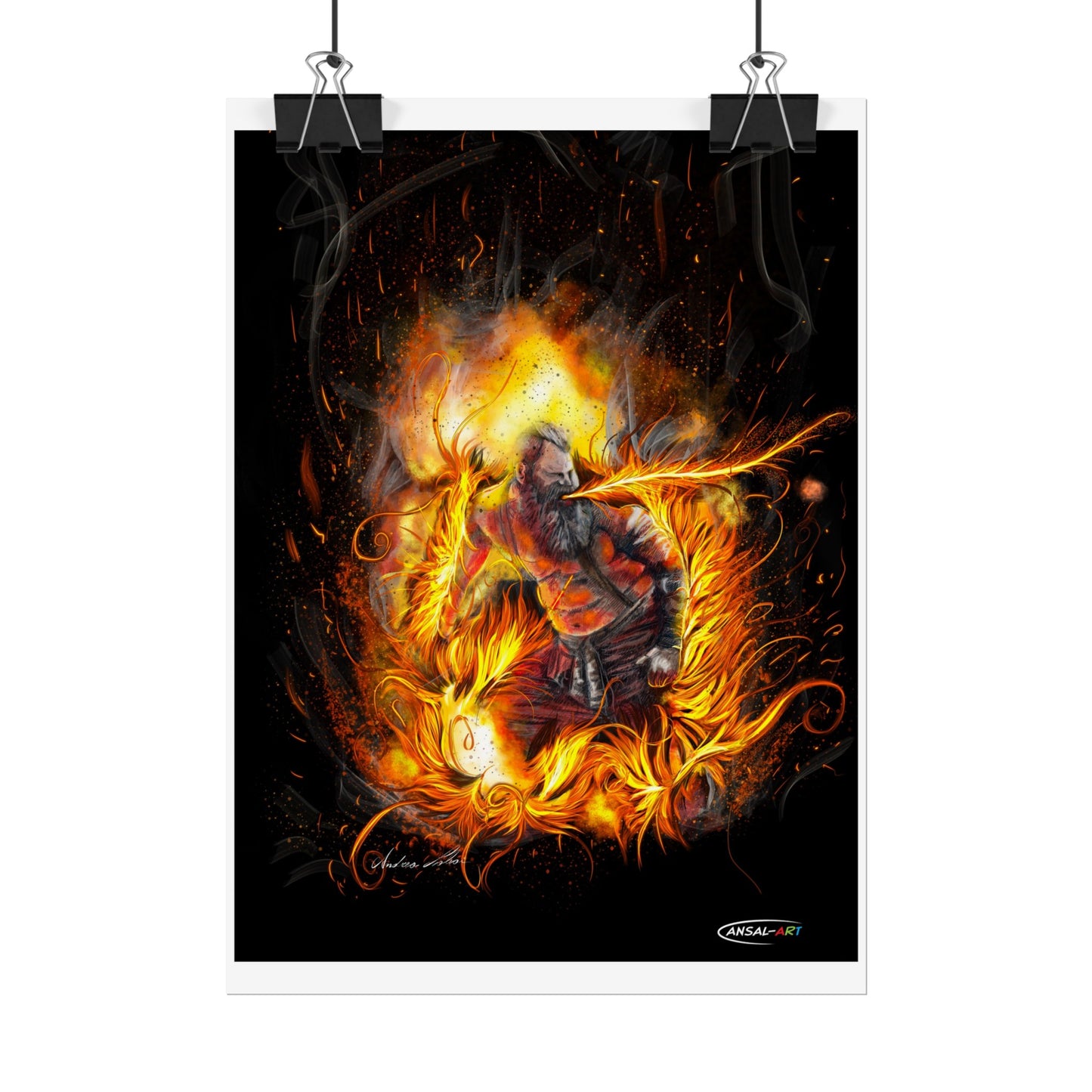 Fire-eater, Rolled Posters