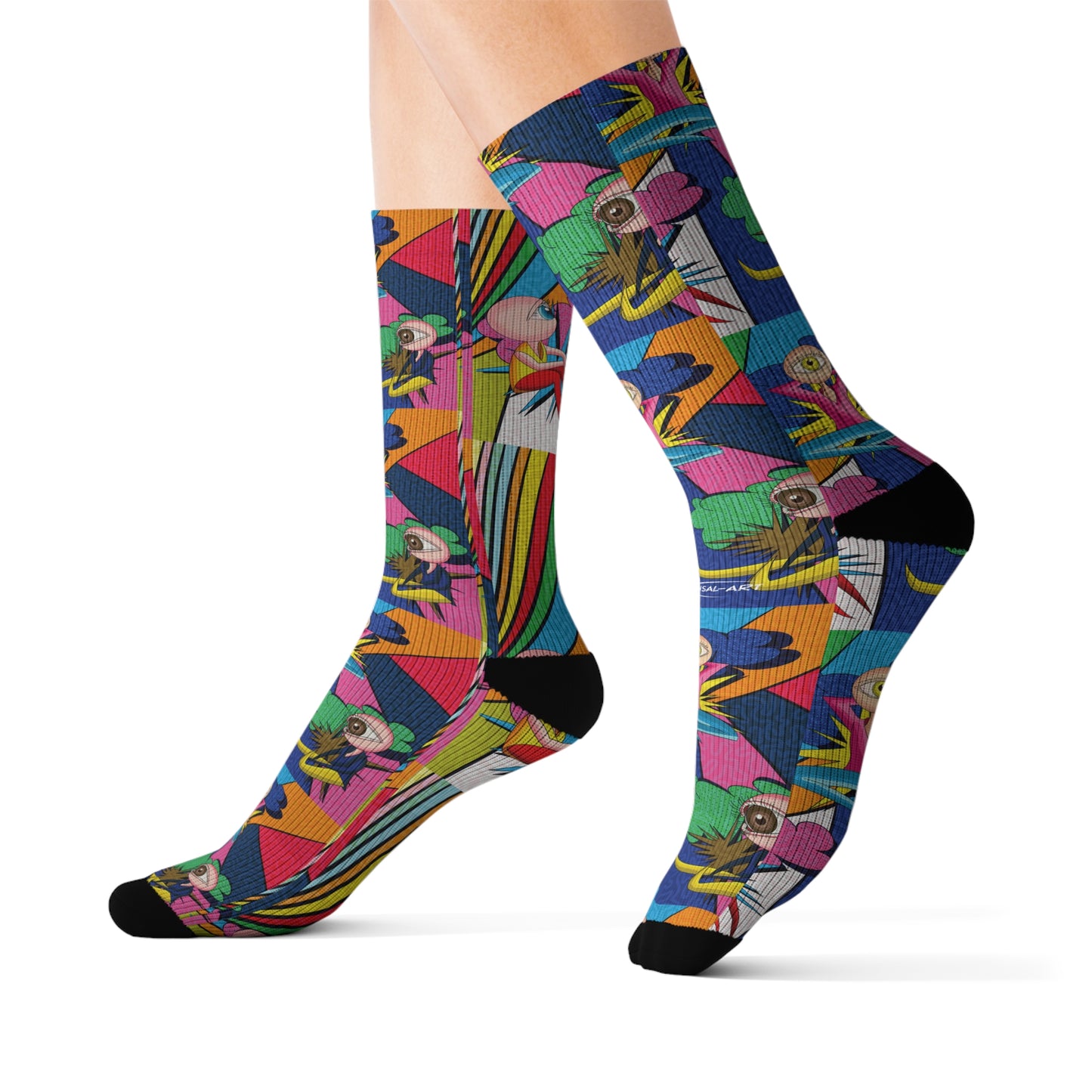 occhi pop-Sublimation Socks