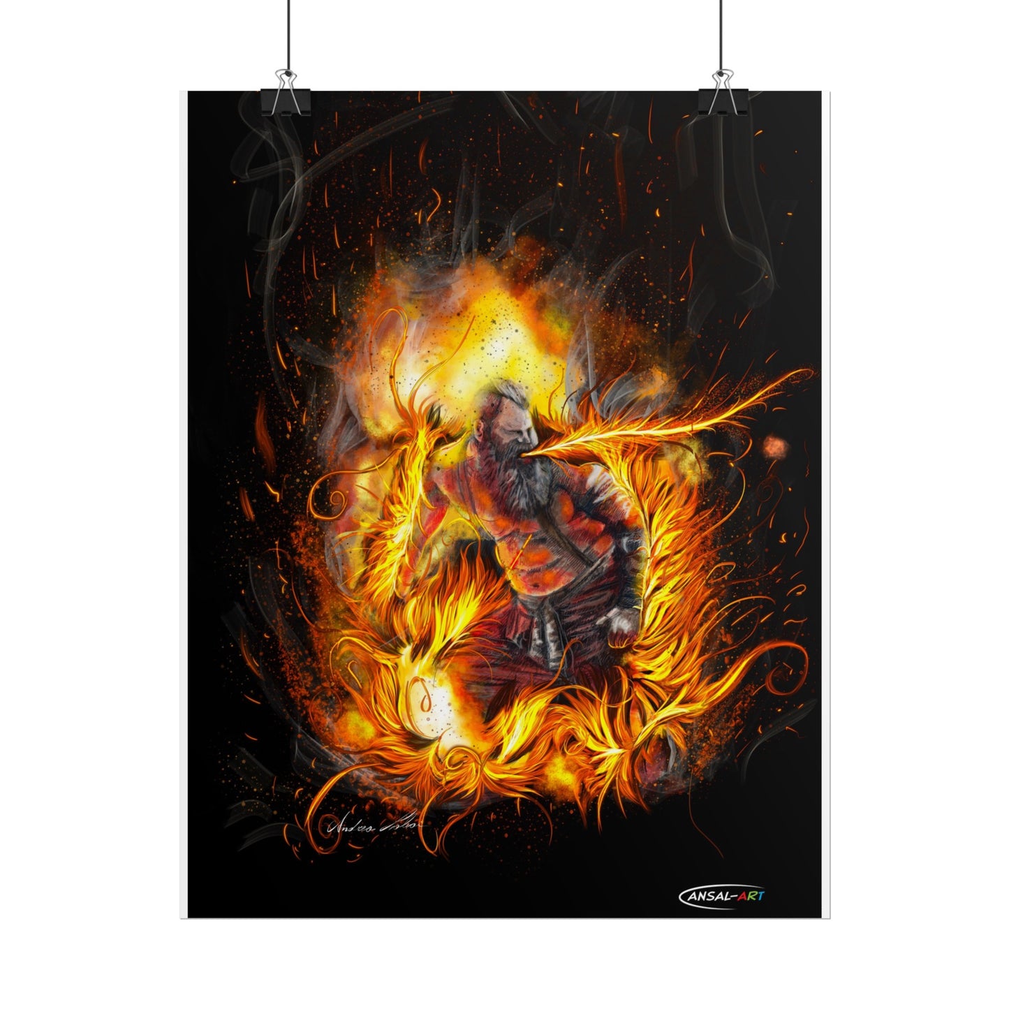 Fire-eater, Rolled Posters