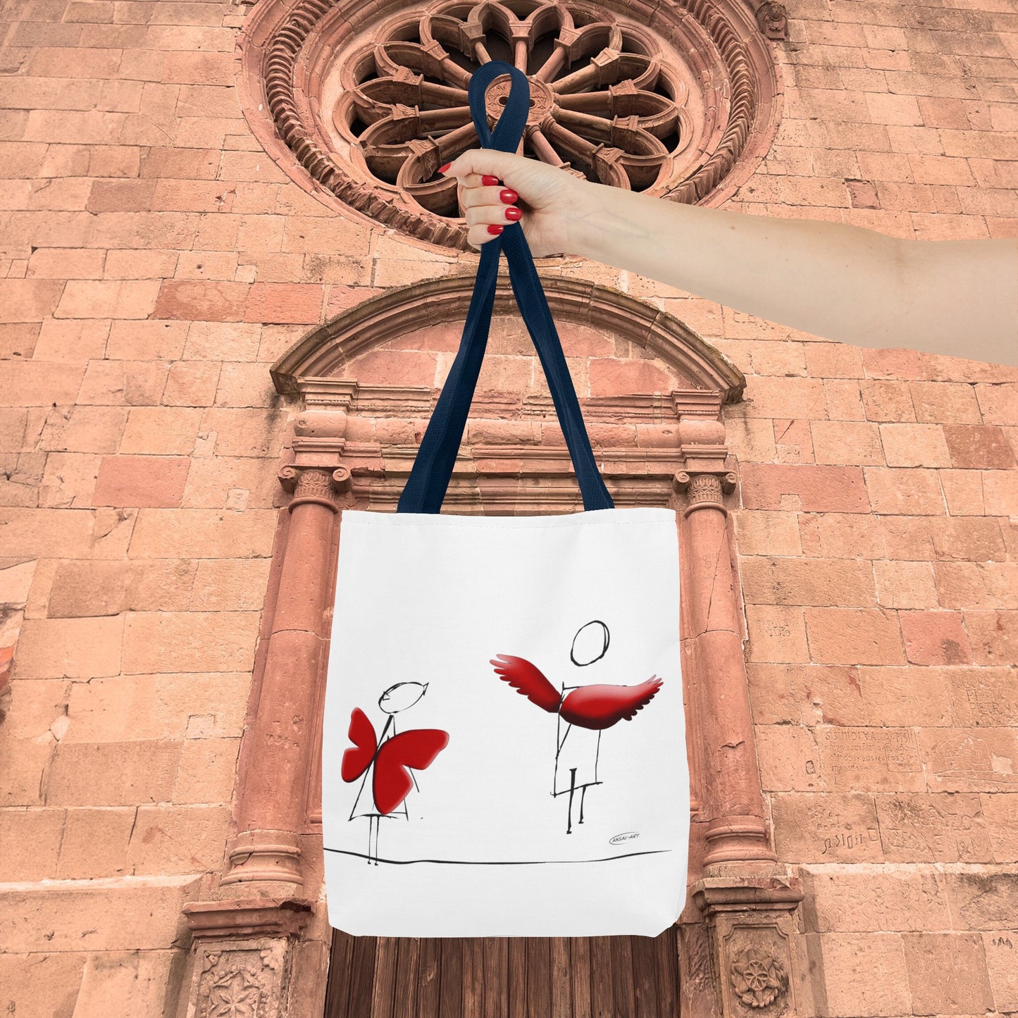 Piccole ali-Tote Bag (AOP)