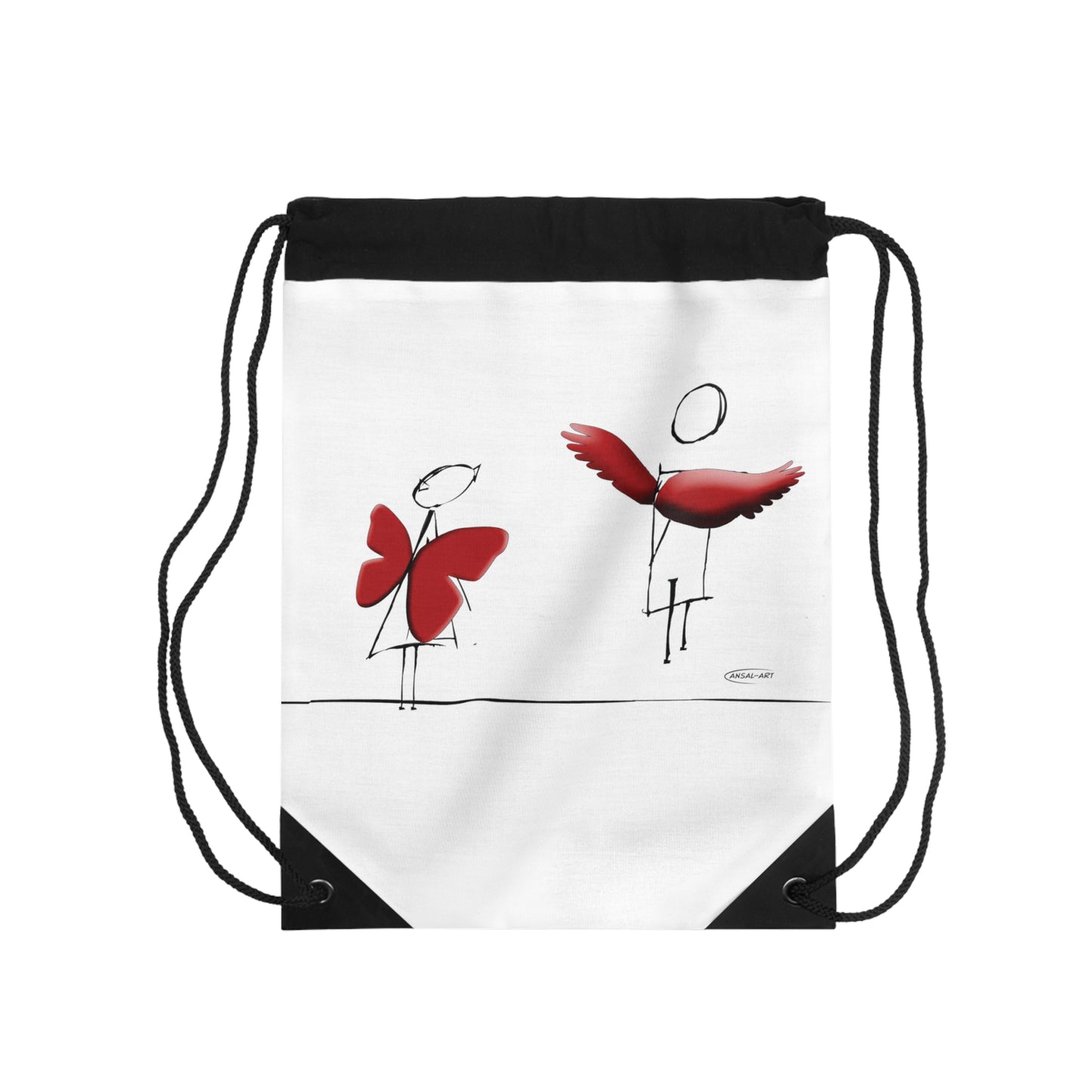 Piccole ali-Drawstring Bag