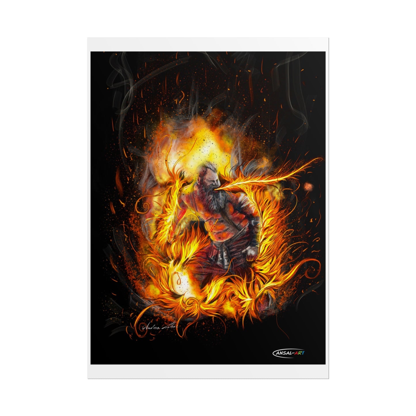 Fire-eater, Rolled Posters