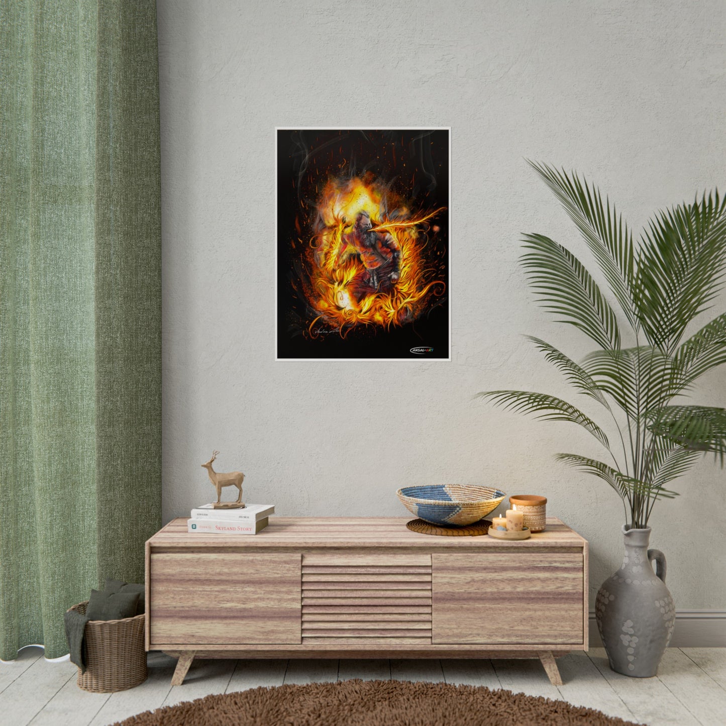 Fire-eater, Rolled Posters