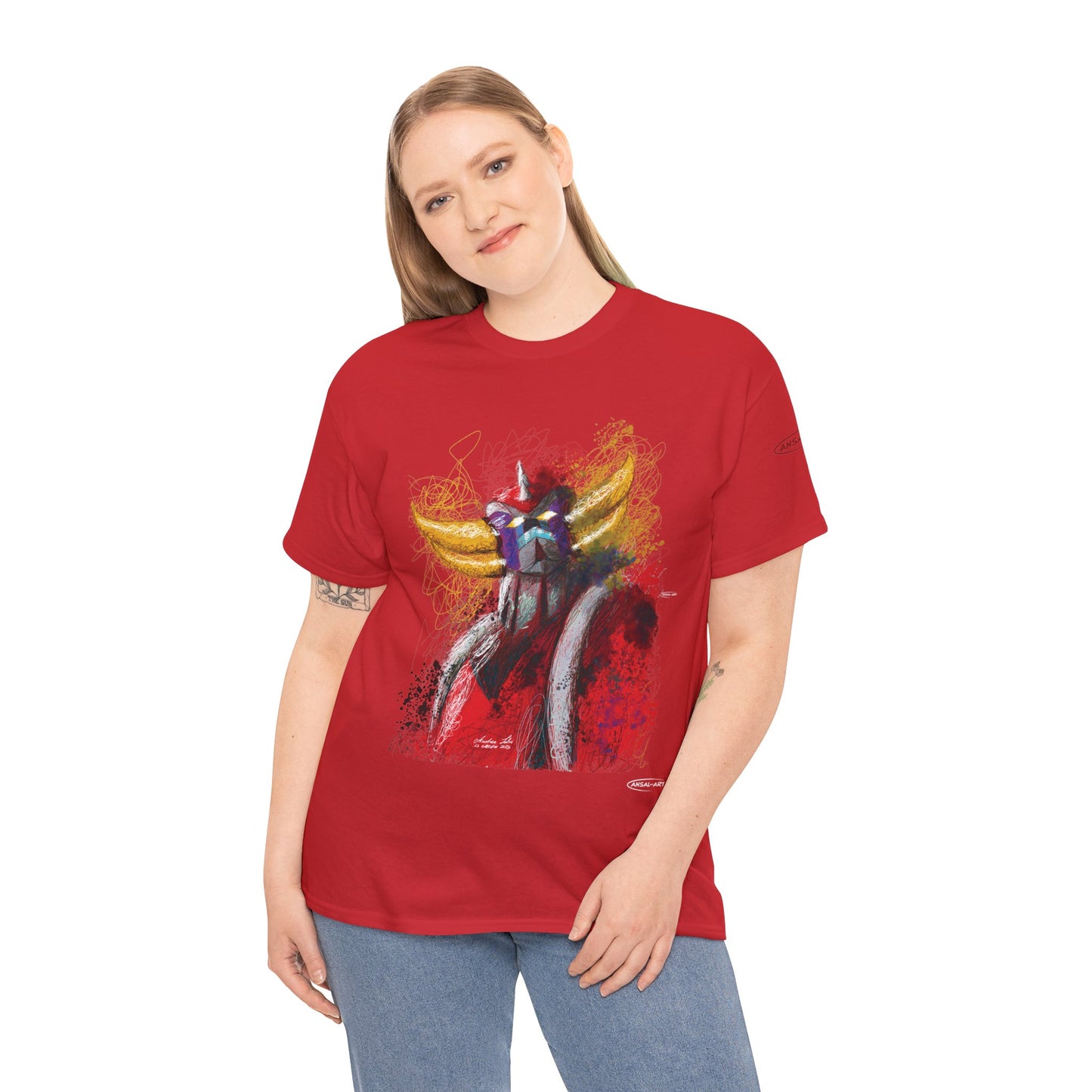 Goldrake ufo robot-Unisex Heavy Cotton Tee