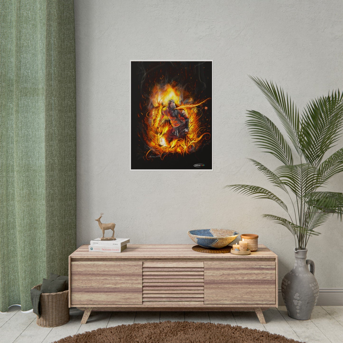 Fire-eater, Rolled Posters