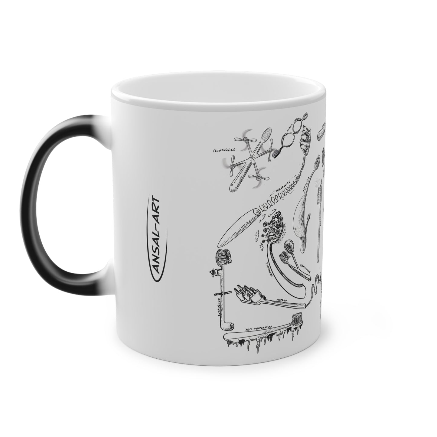 toothbrush-Magic Mug, 11oz