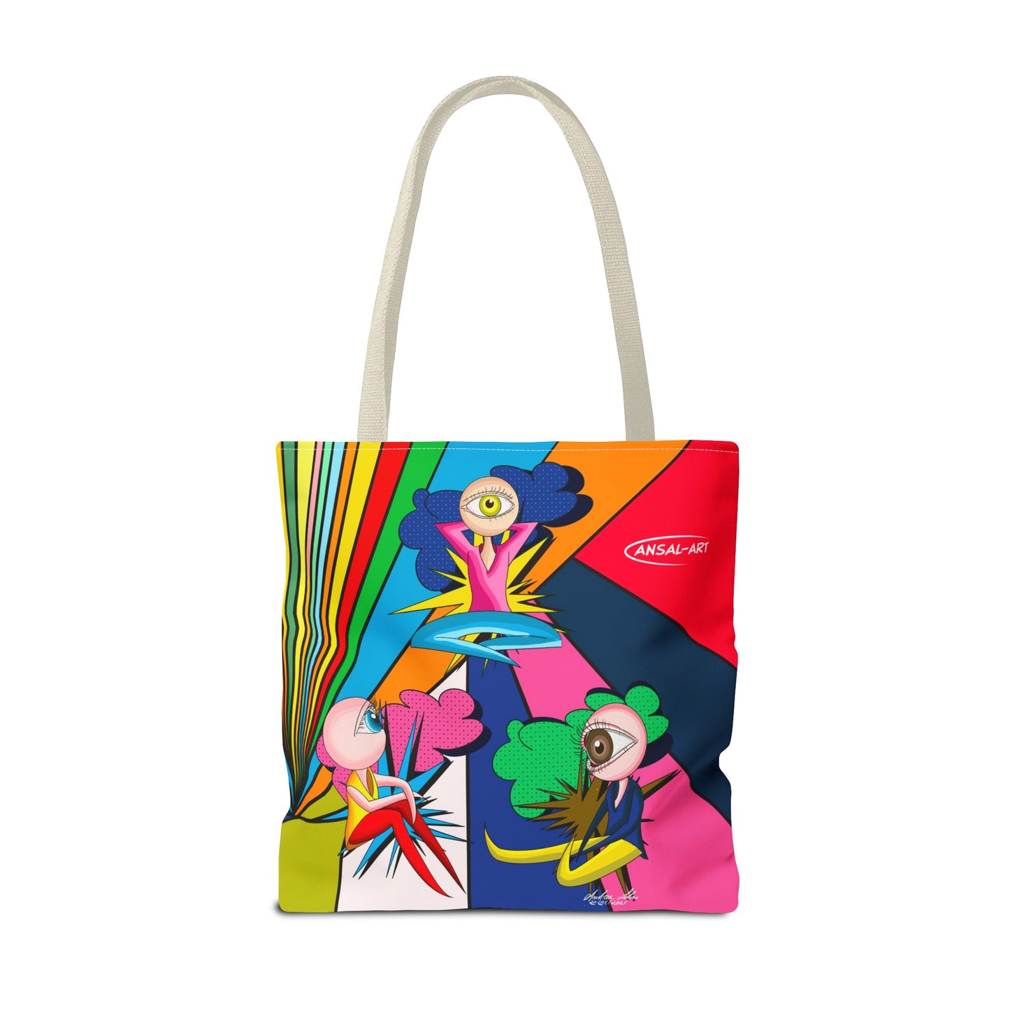 Pop eyes-Tote Bag (AOP)