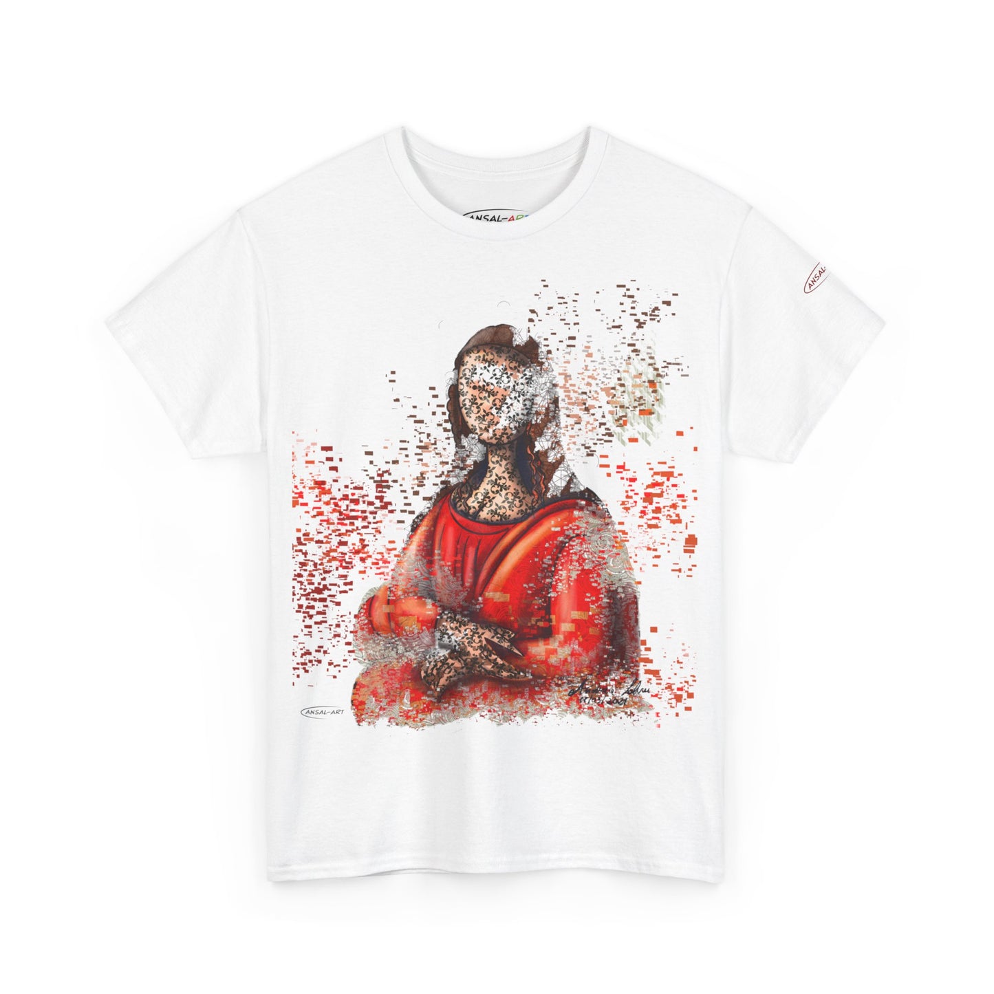 Gioconda scomposta-Unisex Heavy Cotton Tee