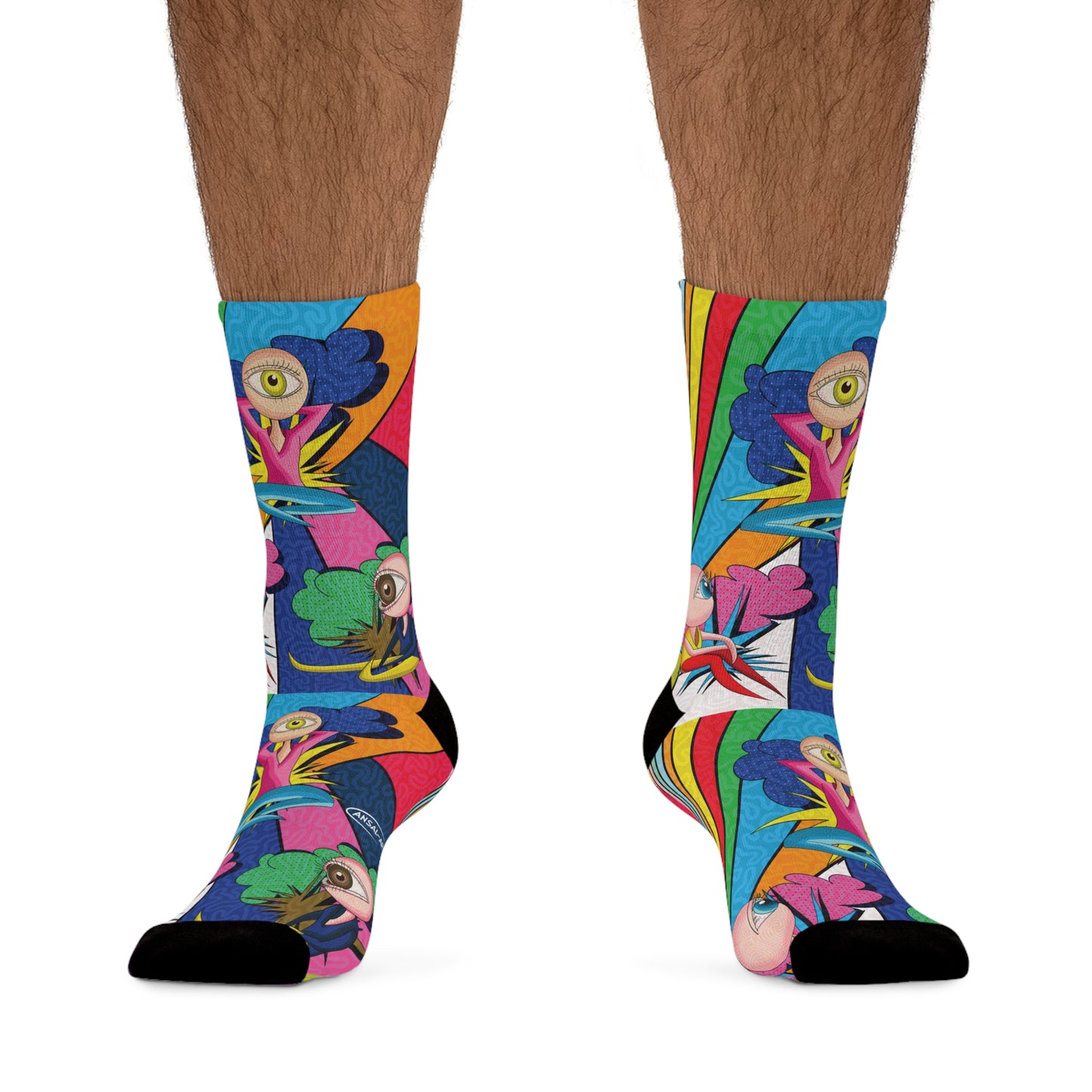 occhi pop Recycled Poly Socks