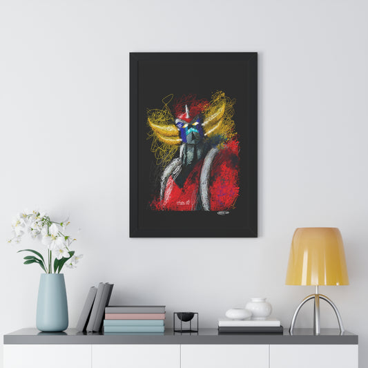 Goldrake- Framed Vertical Poster-