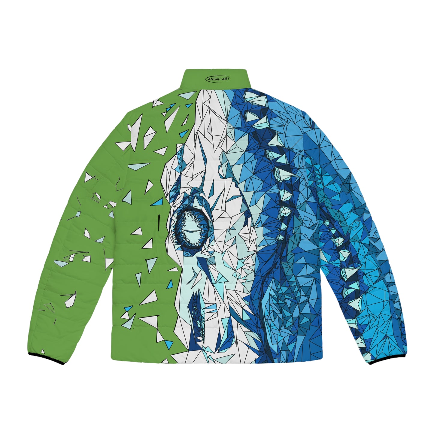 Crocodile green-Colorful Men's Puffer Jacket, AOP Jacket for Adventurers, Artistic Winter Coat, Unique Gift for Art Lovers, Trendy Outerwear for Every [...]