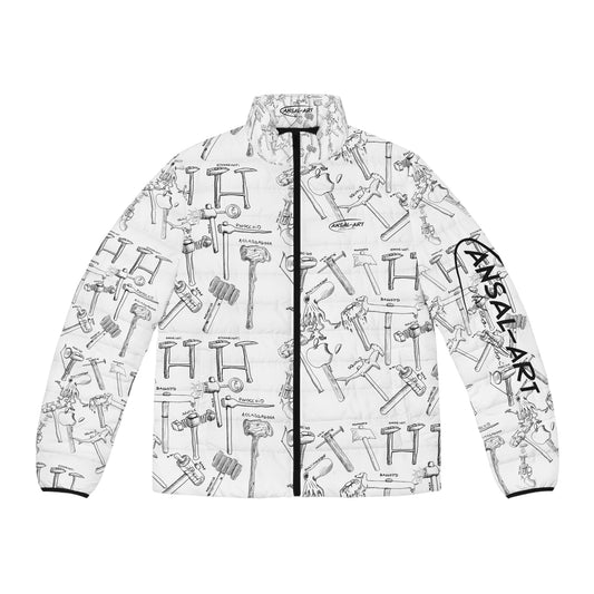 martelli-Colorful Men's Puffer Jacket, AOP Jacket for Adventurers, Artistic Winter Coat, Unique Gift for Art Lovers, Trendy Outerwear for Every [...]