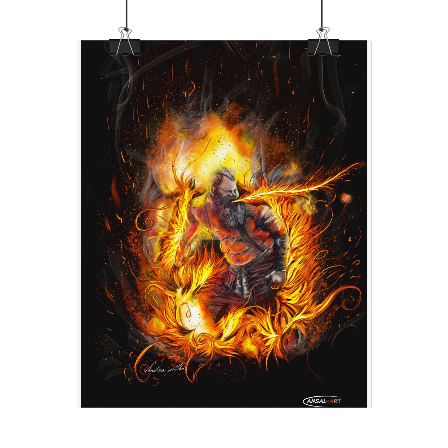 Fire-eater, Rolled Posters