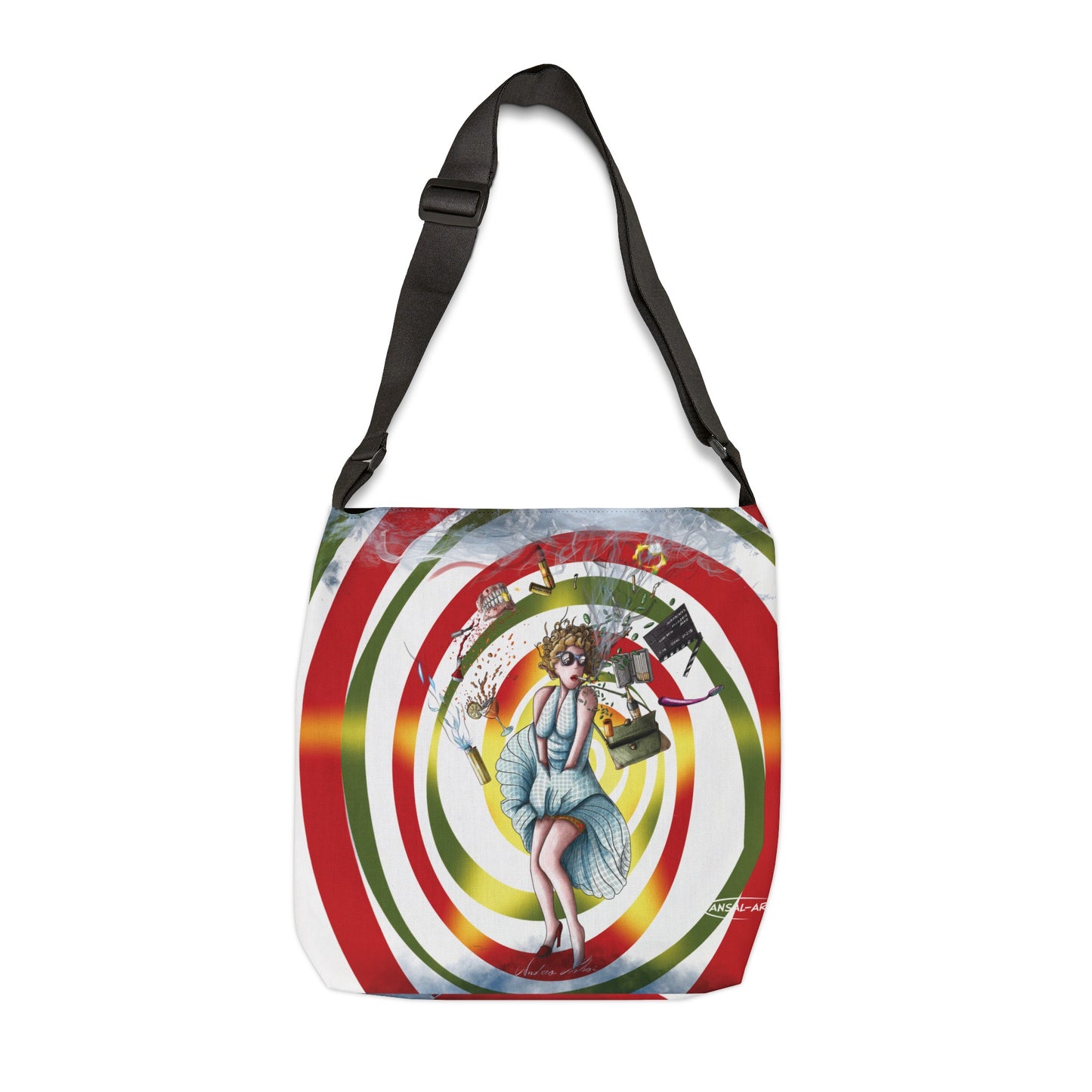 Marilyn-Adjustable Tote Bag (AOP)