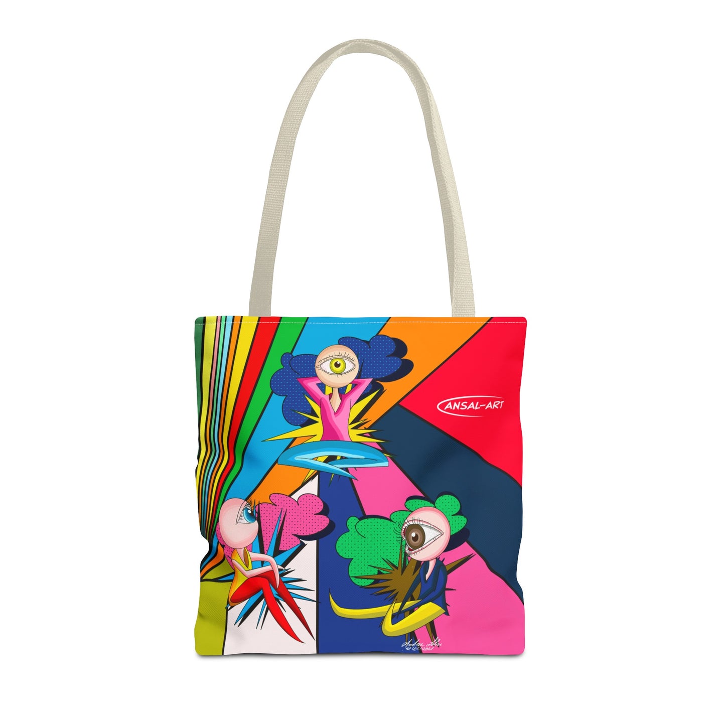 Pop eyes-Tote Bag (AOP)