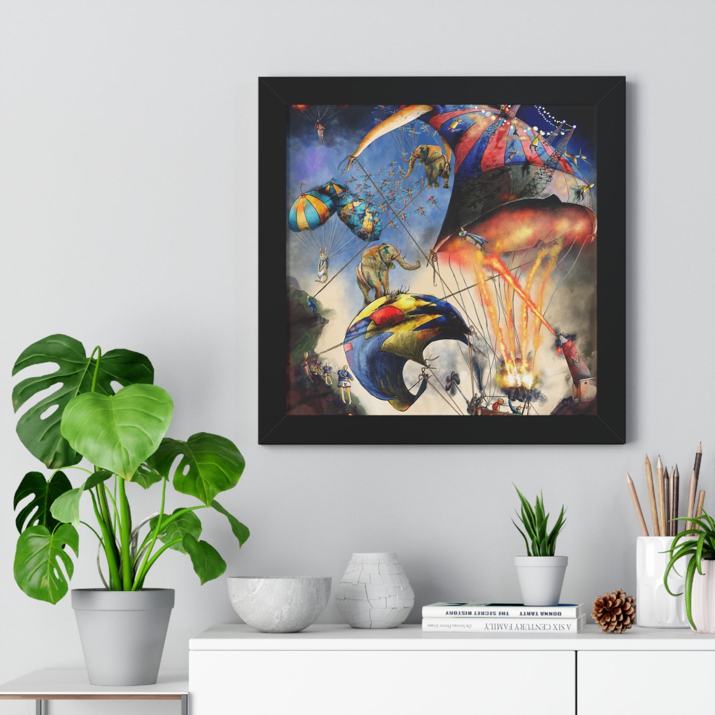 Framed Vertical Poster-circus